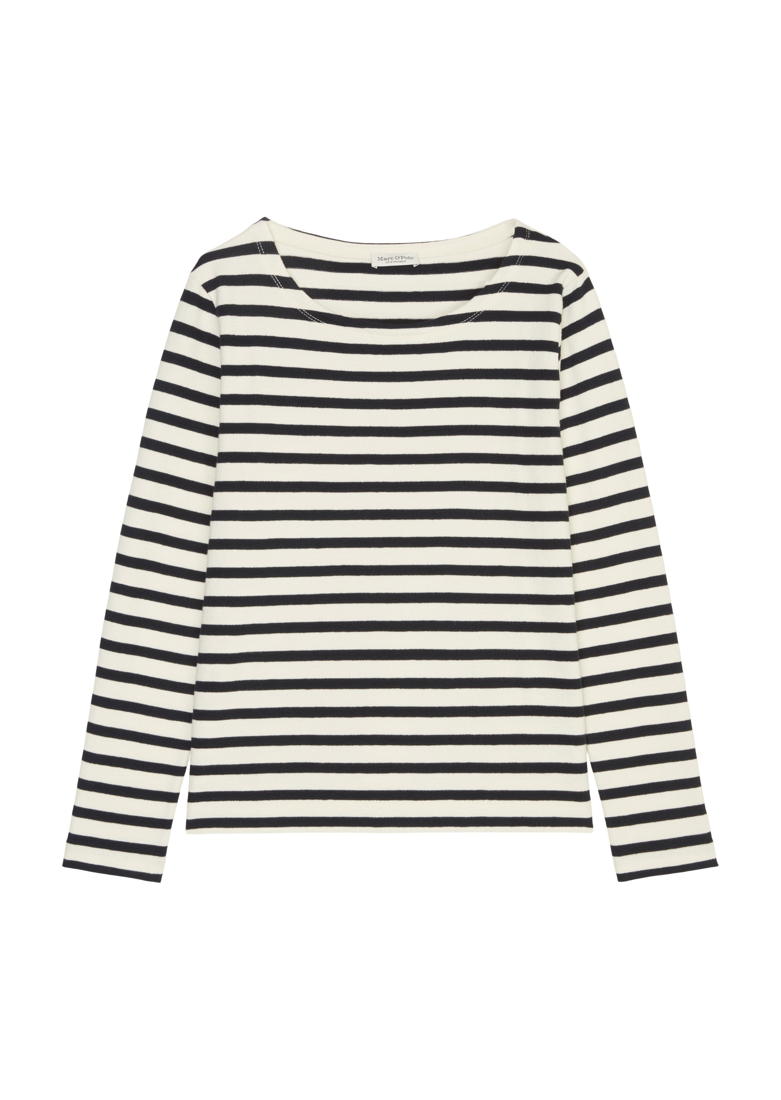 Marc O'Polo Langarmshirt, Garngefärbtes Ringelmuster
