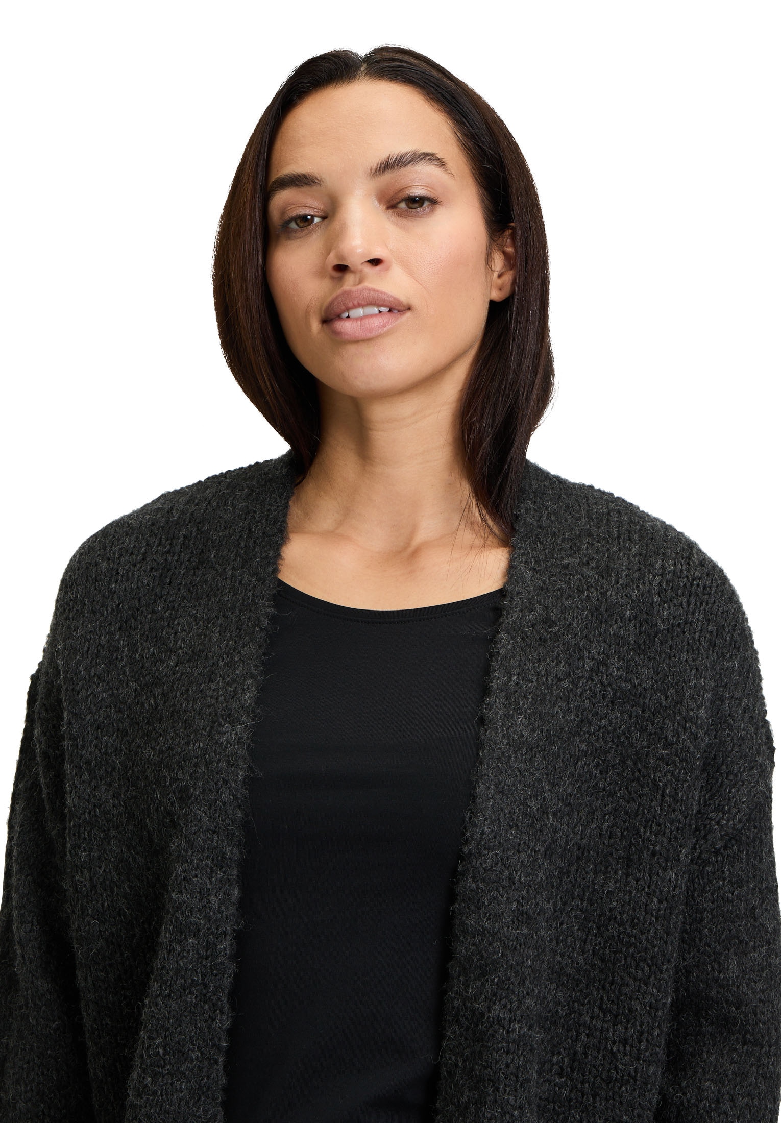 Cartoon Strickjacke »Basic-Strickjacke mit Taschen«