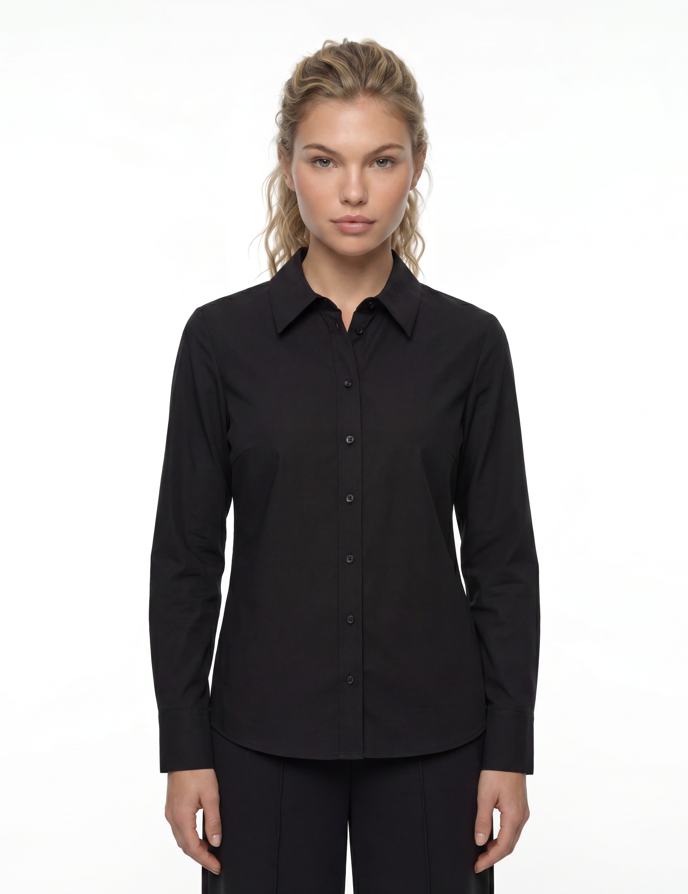 Guess Hemdbluse »NEW CATE SHIRT« mit Logostickerei, Slim Fit