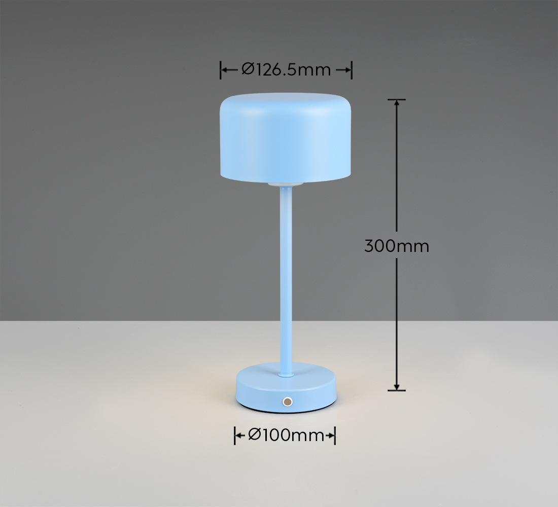 my home LED Tischleuchte »Abelke, Tischlampe Kinderzimmer mit USB-C Ladekabel, Touch-Sensor« LED-Board 1 Stk. Warmweiß dimmbar, Höhe 30cm, Kinder Lampe warmweiß Leselampe, Akkuleuchte, Akku