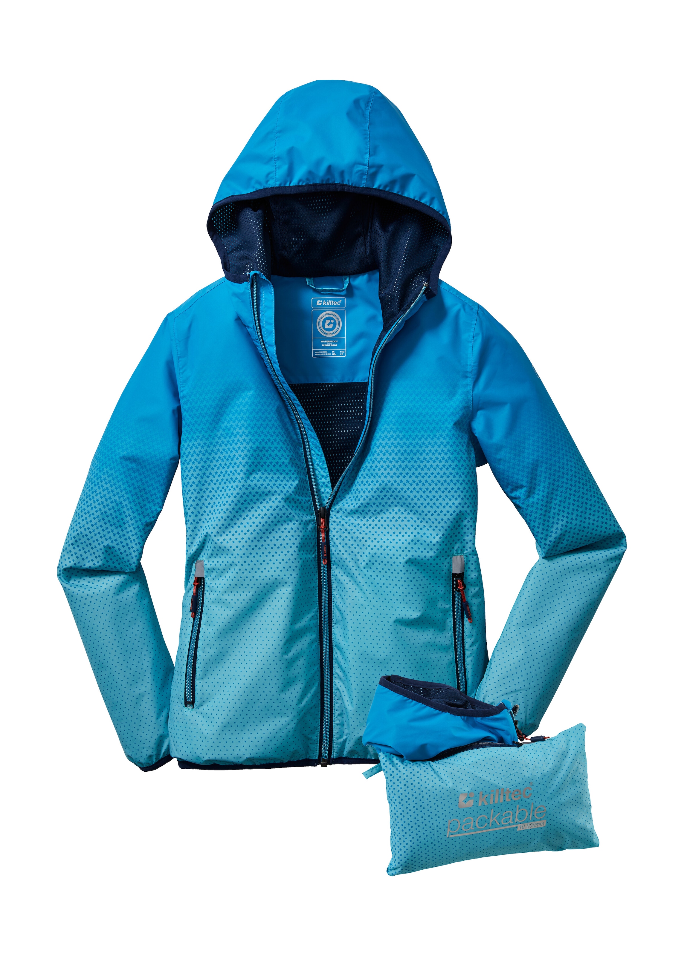 Killtec Outdoorjacke »Lyse GRLS JCKT A«, Leichte, wasserdichte Mädchenjacke von killtec, nachhaltig imprägniert