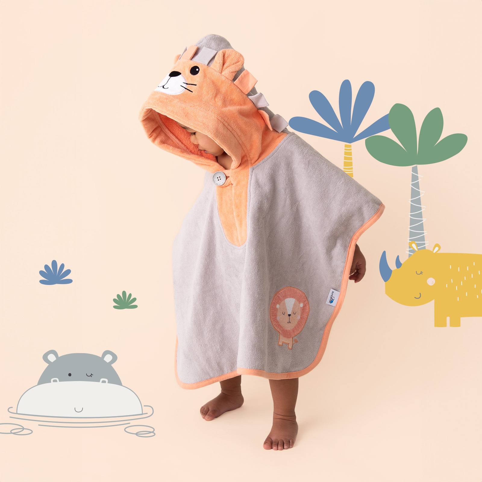 Schlummersack Kinderbademantel »Ponchos«