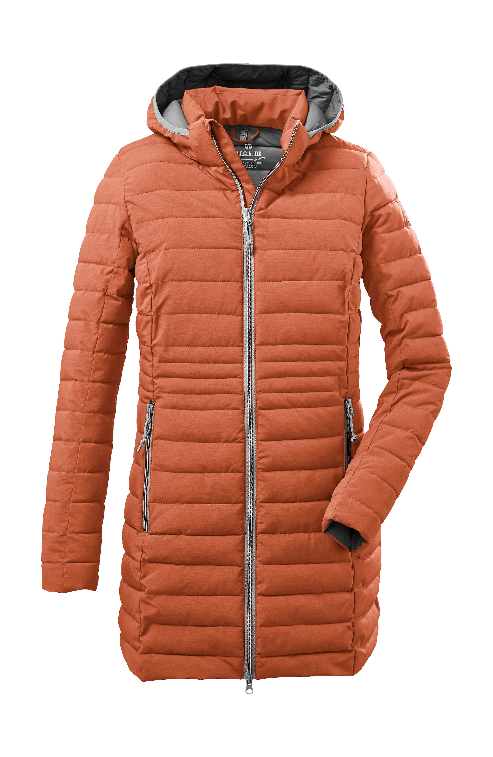 G.I.G.A. DX by killtec Parka »Bacarya«, Schmaler, wasserabweisender Damenparka mit abnehmbarer Kapuze