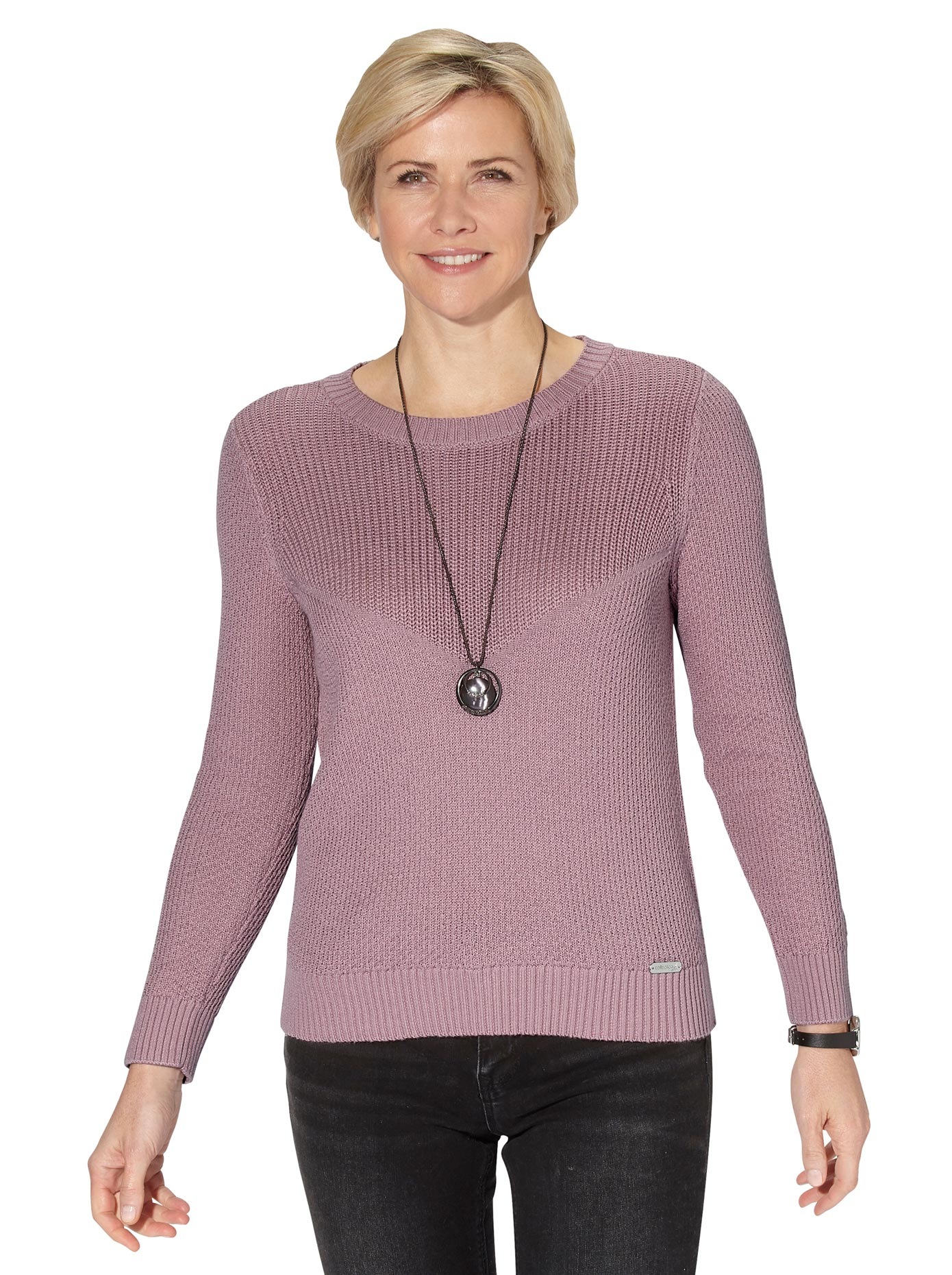 Casual Looks Rundhalspullover »Pullover«
