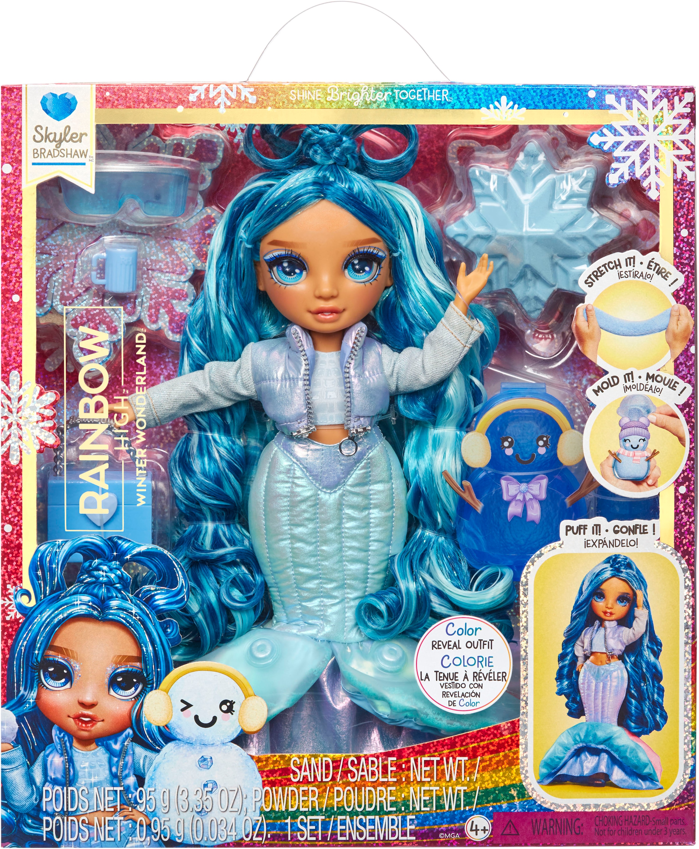 RAINBOW HIGH Anziehpuppe »Winter Wonderland Doll - Skyler (Blue)«