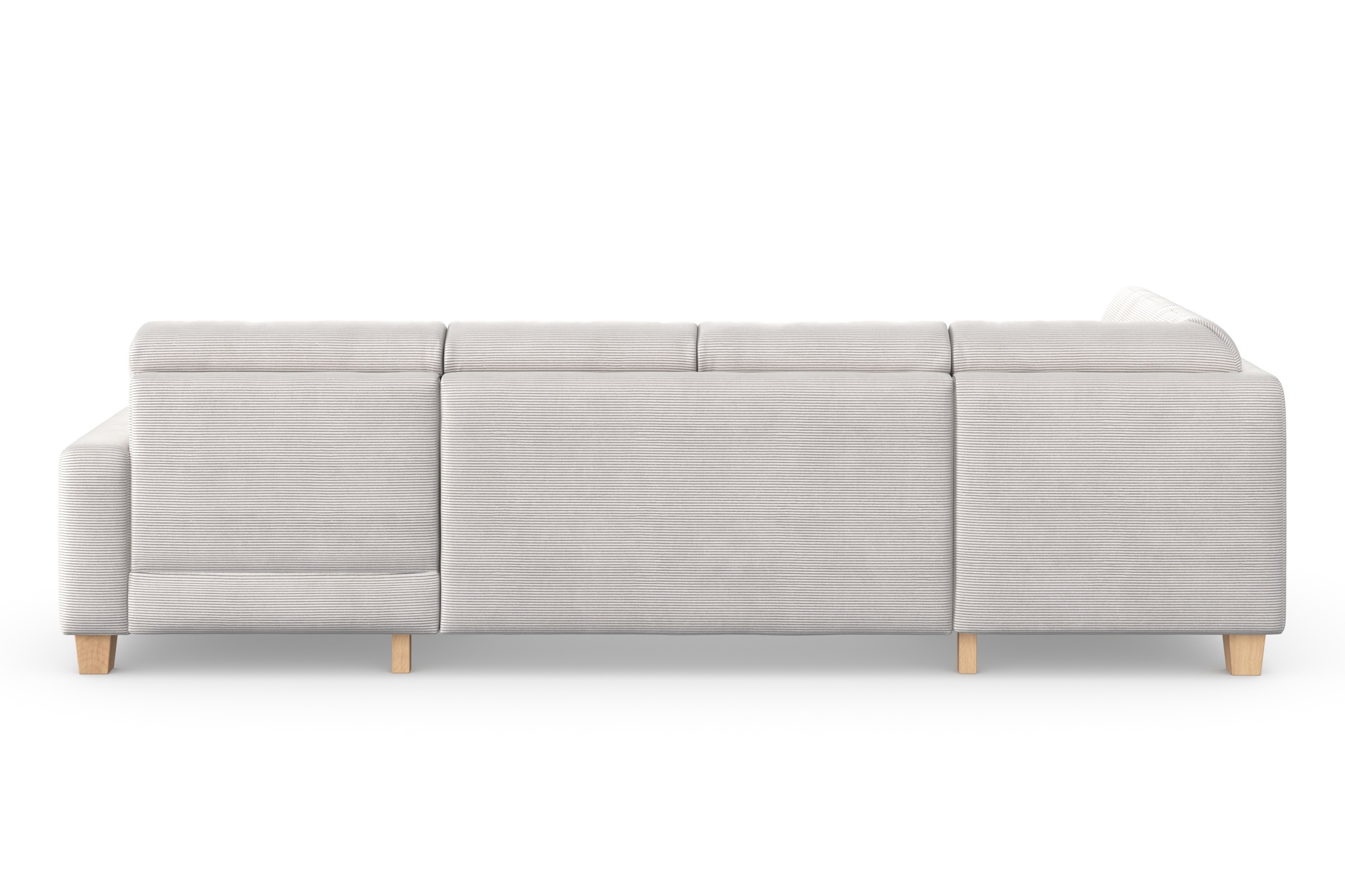 Home affaire Wohnlandschaft »Summer U-Form«, mit oder ohne Bettfunktion und Bettkasten, Cord-Bezug