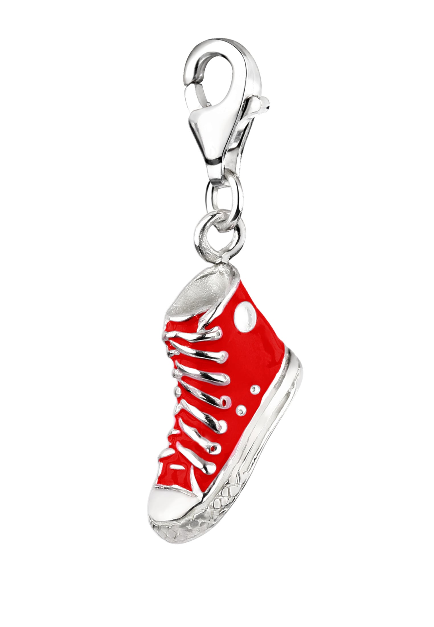 Nenalina Charm-Einhänger »Charm Anhänger Turnschuh Sneaker Emaille 925 Silber«