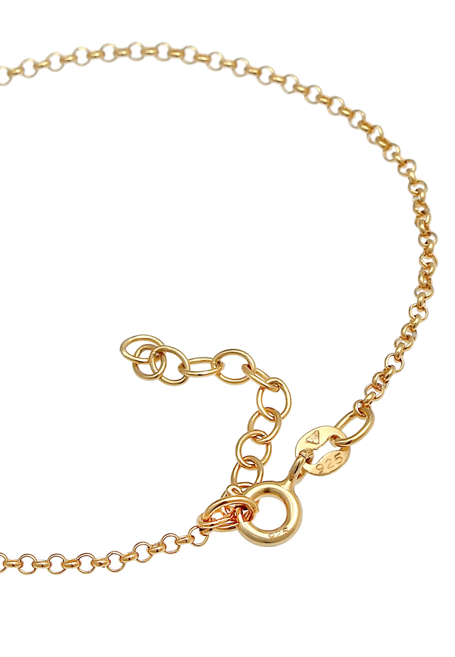 Elli Armkette »Armband Herz Liebe Romantik Erbskette 925 Silber«
