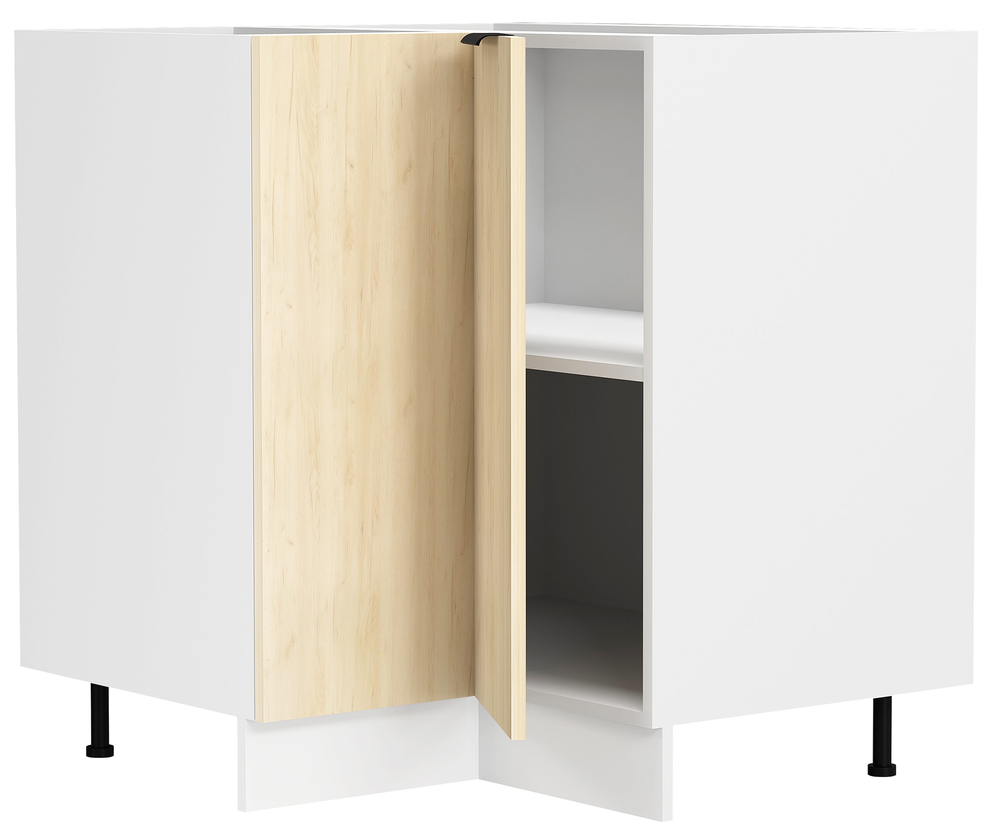 VCM Unterschrank »VCM Eckschrank | Maße ca. H. 82 x B. 76 x T. 76 cm | Küchenschrank | Küchenunterschrank | Unterschrank | Küchenmöbel - Fasola«, (1 St.)