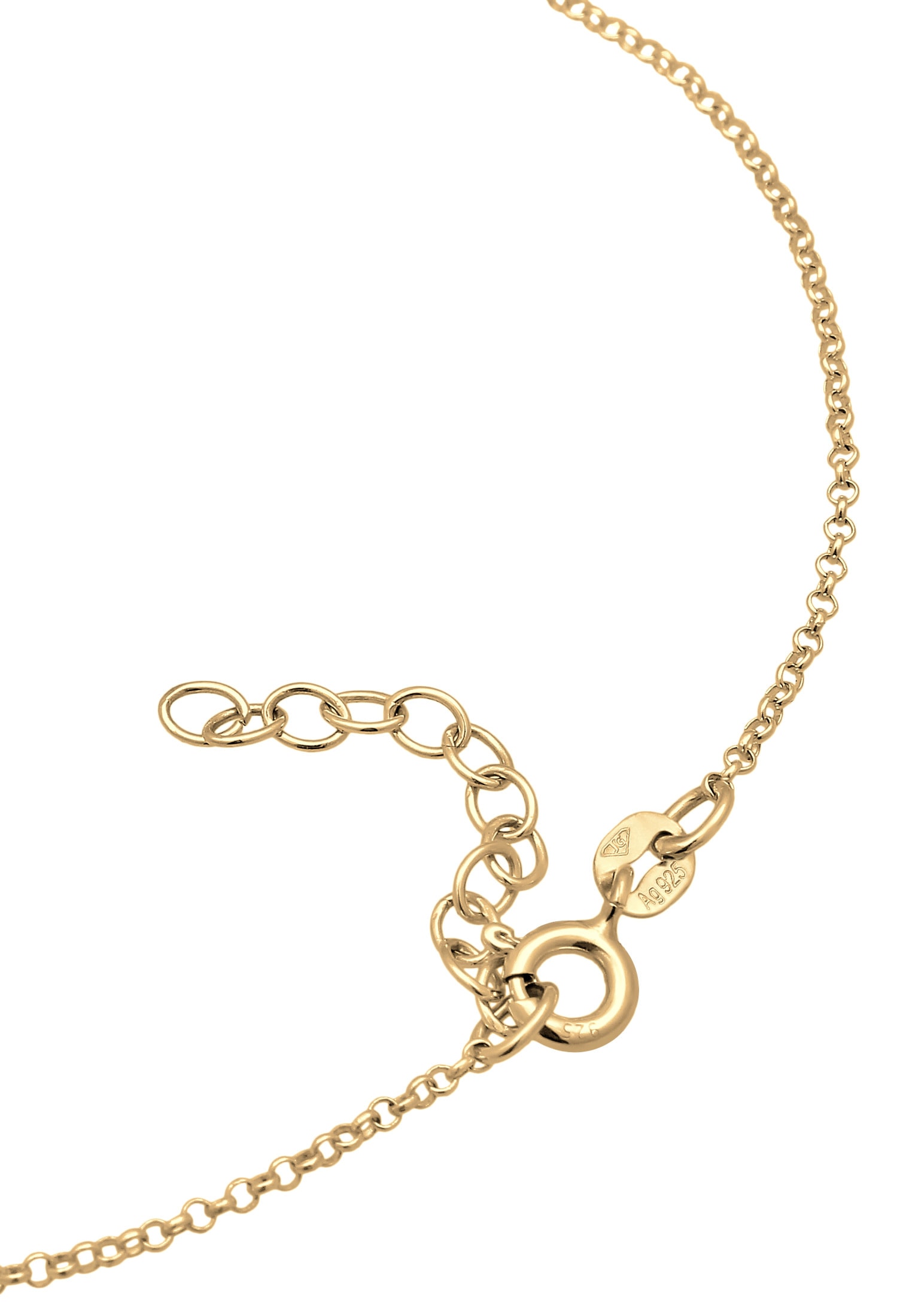 Elli Fußkette »Fußschmuck Wellen Wave Strand Maritim 925 Silber«