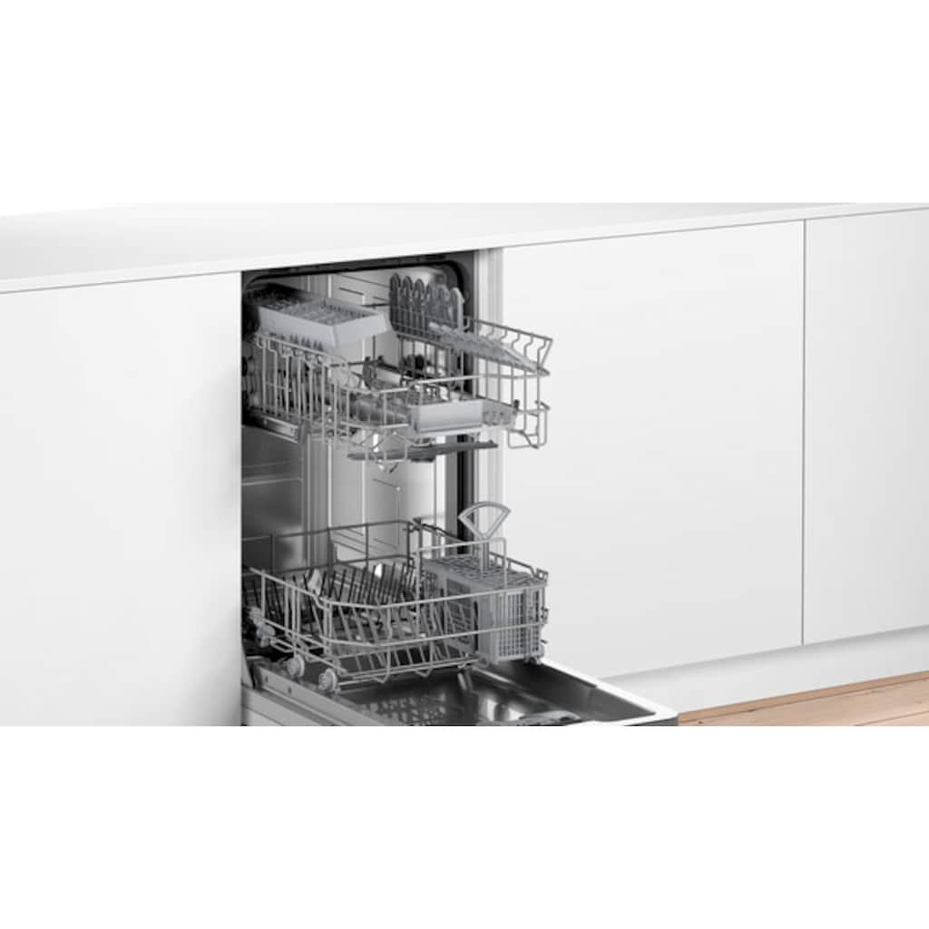 BOSCH teilintegrierbarer Geschirrspüler »SPI2HKS41E«, Serie 2, SPI2HKS41E, 9 Maßgedecke