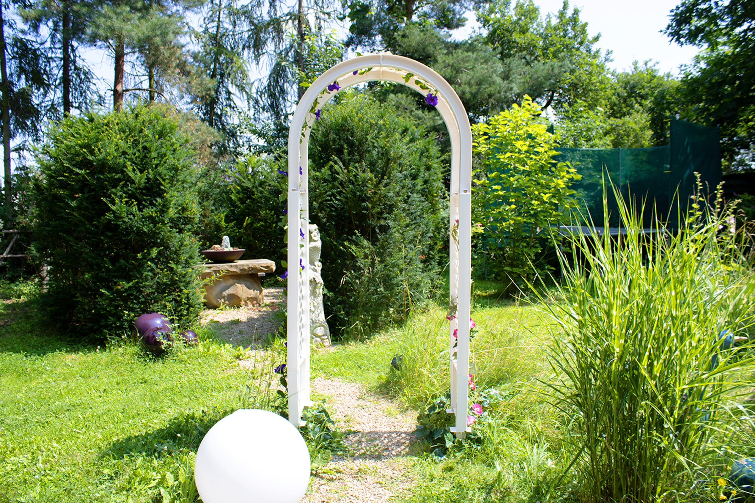 KHW Rosenbogen BxTxH: 100x43x207 cm, mit Erdspießen