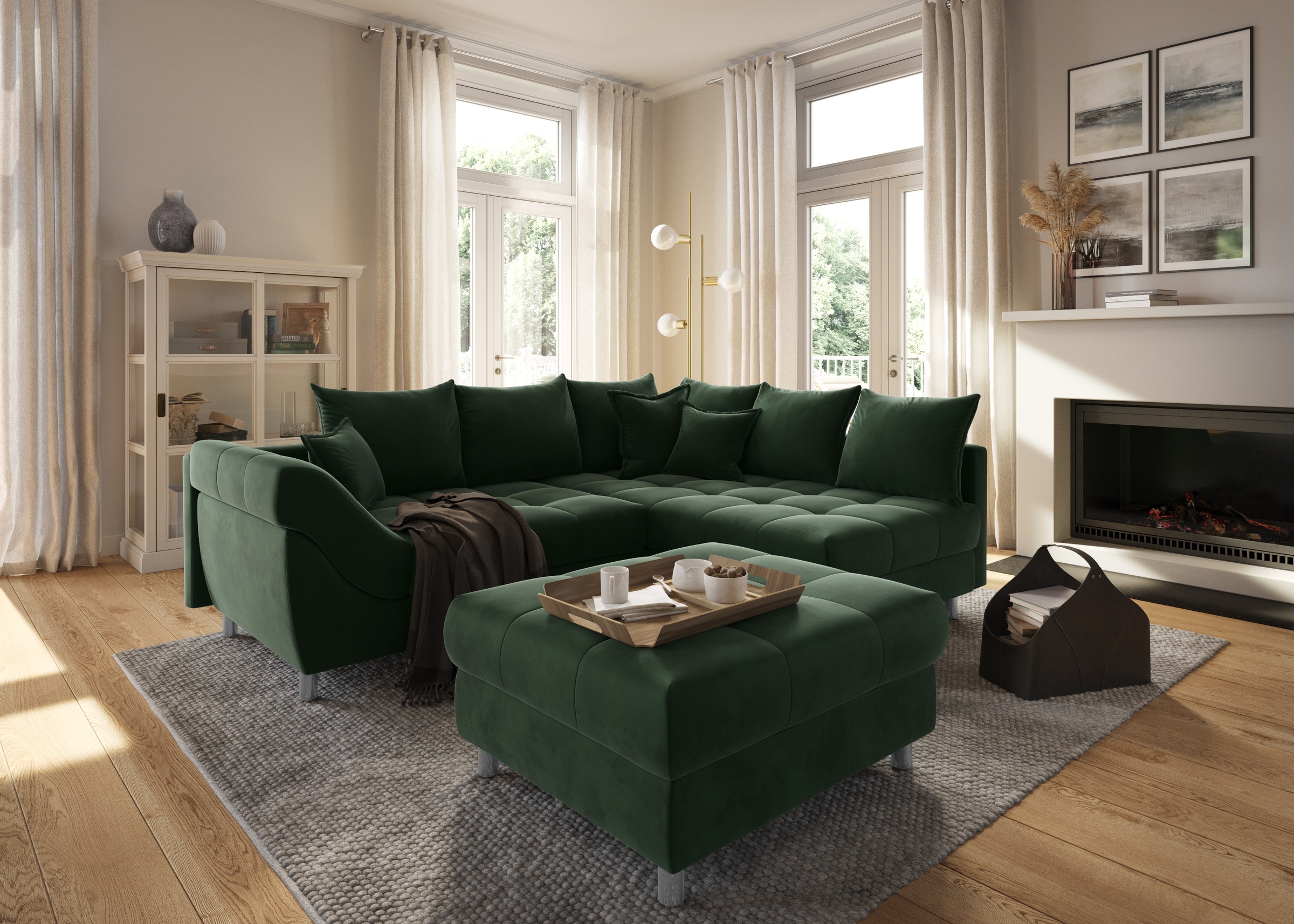COLLECTION AB Hocker »Innsbruck«, inklusive komfortablen Federkerns
