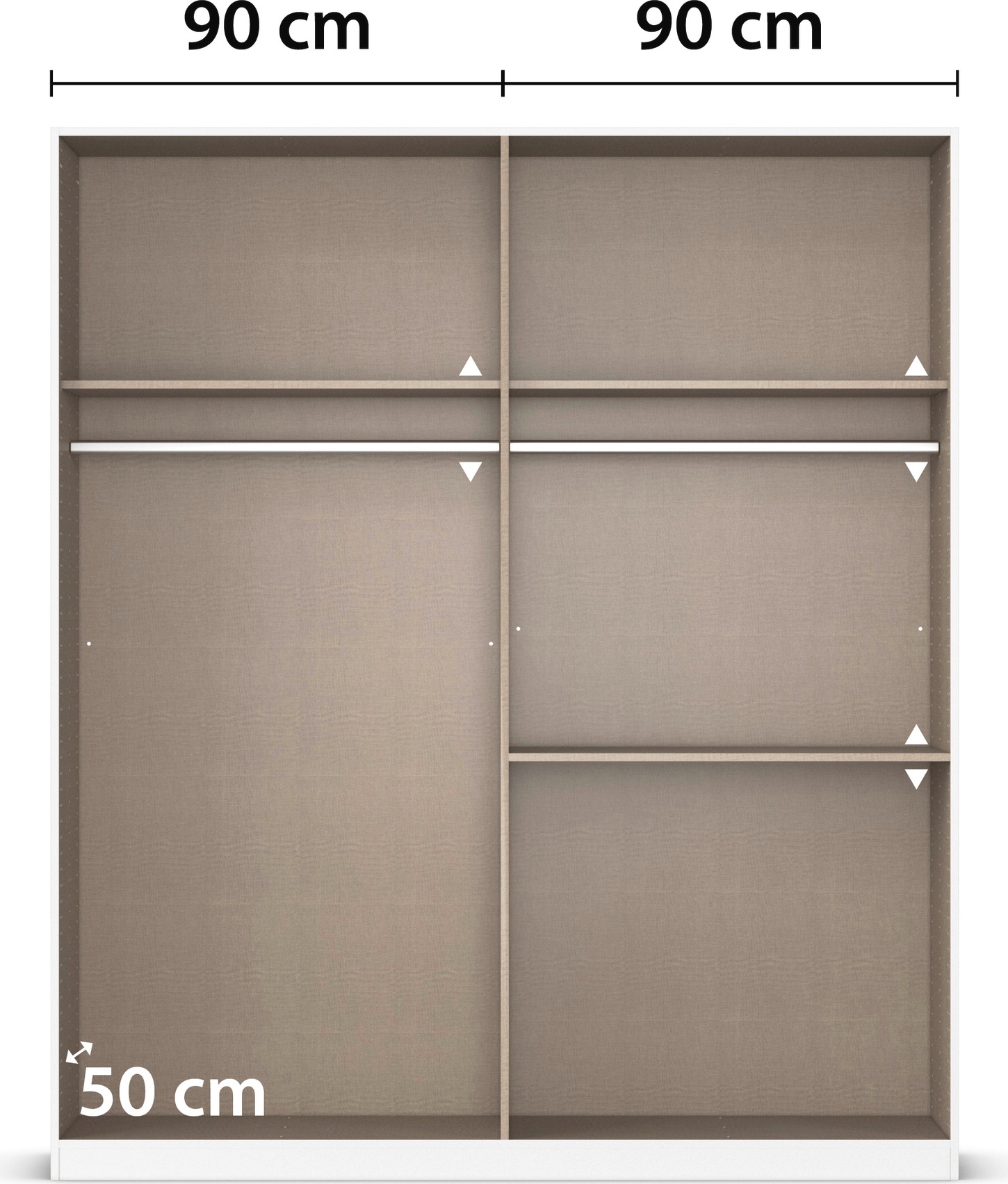 rauch Drehtürenschrank »Kleiderschrank Schrank Garderobe Schlafzimmerschrank PADUA« voll aufgelegte Spiegeltüren, zwei große Schubladen MADE IN GERMANY