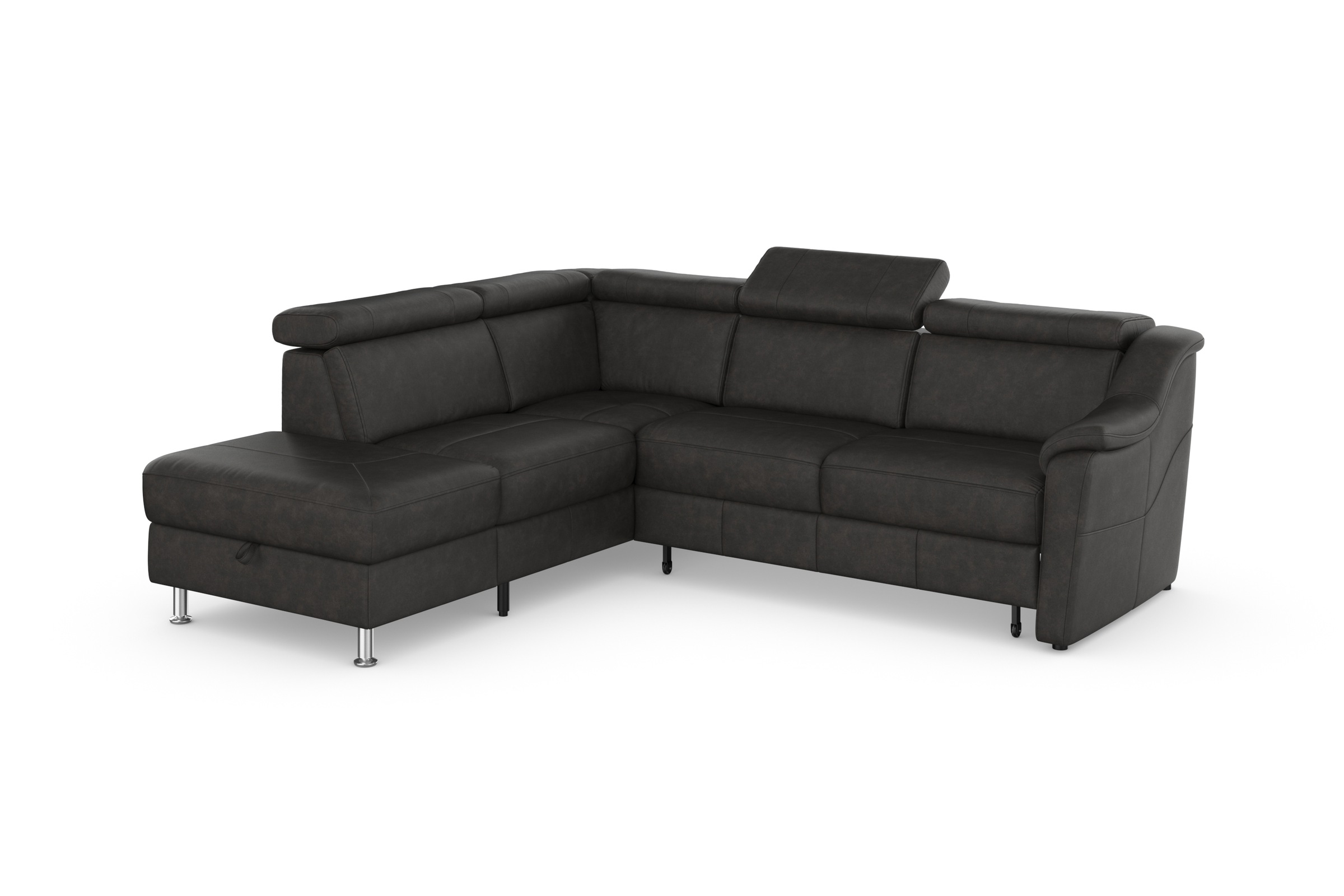 sit&more Ecksofa »Freetown L-Form«, inklusive Kopfteilverstellung und komfortablem Federkern