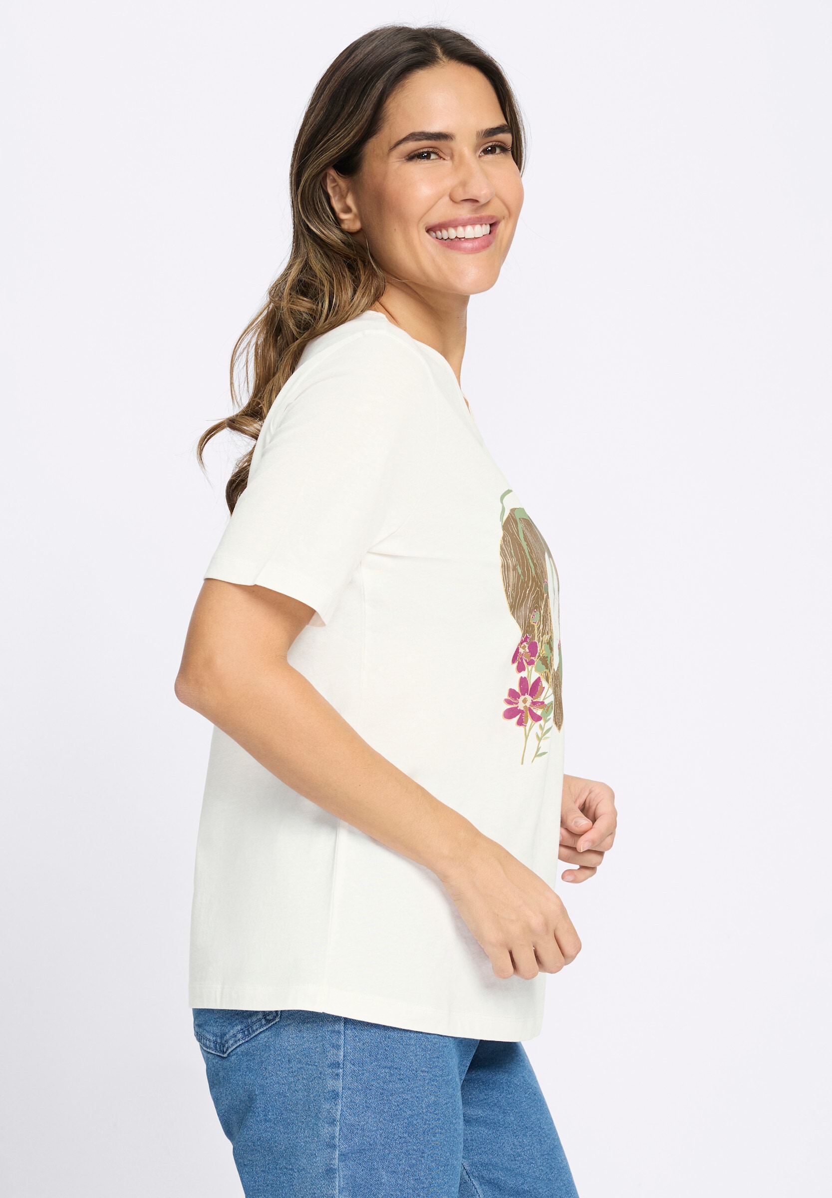 Sieh an! T-Shirt »Trachtenshirt Kurzarmshirt im Trachtenstil«