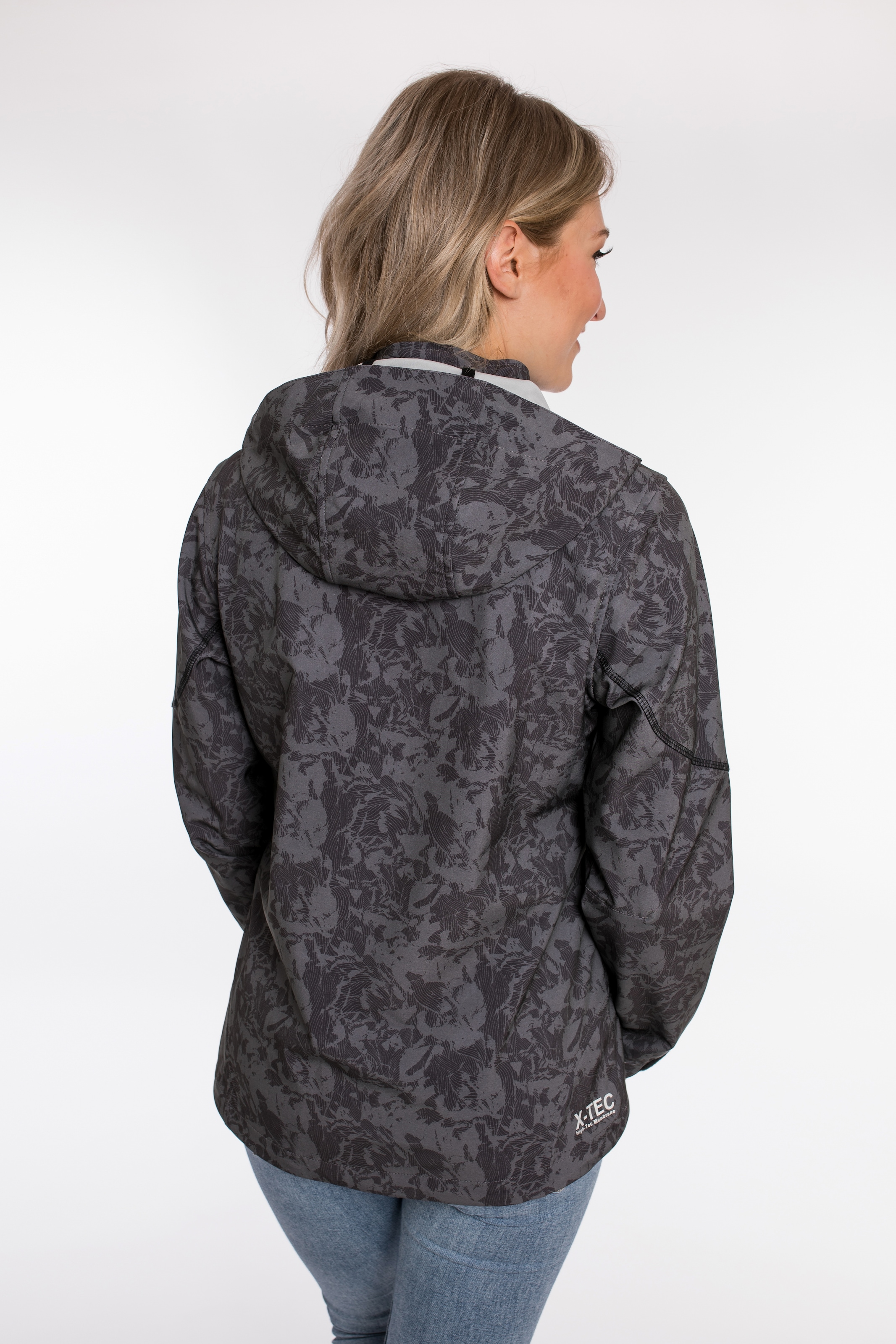 DEPROC Active Softshelljacke »SHELBY PEAK WOMEN«, mit abnehmbarer Kapuze