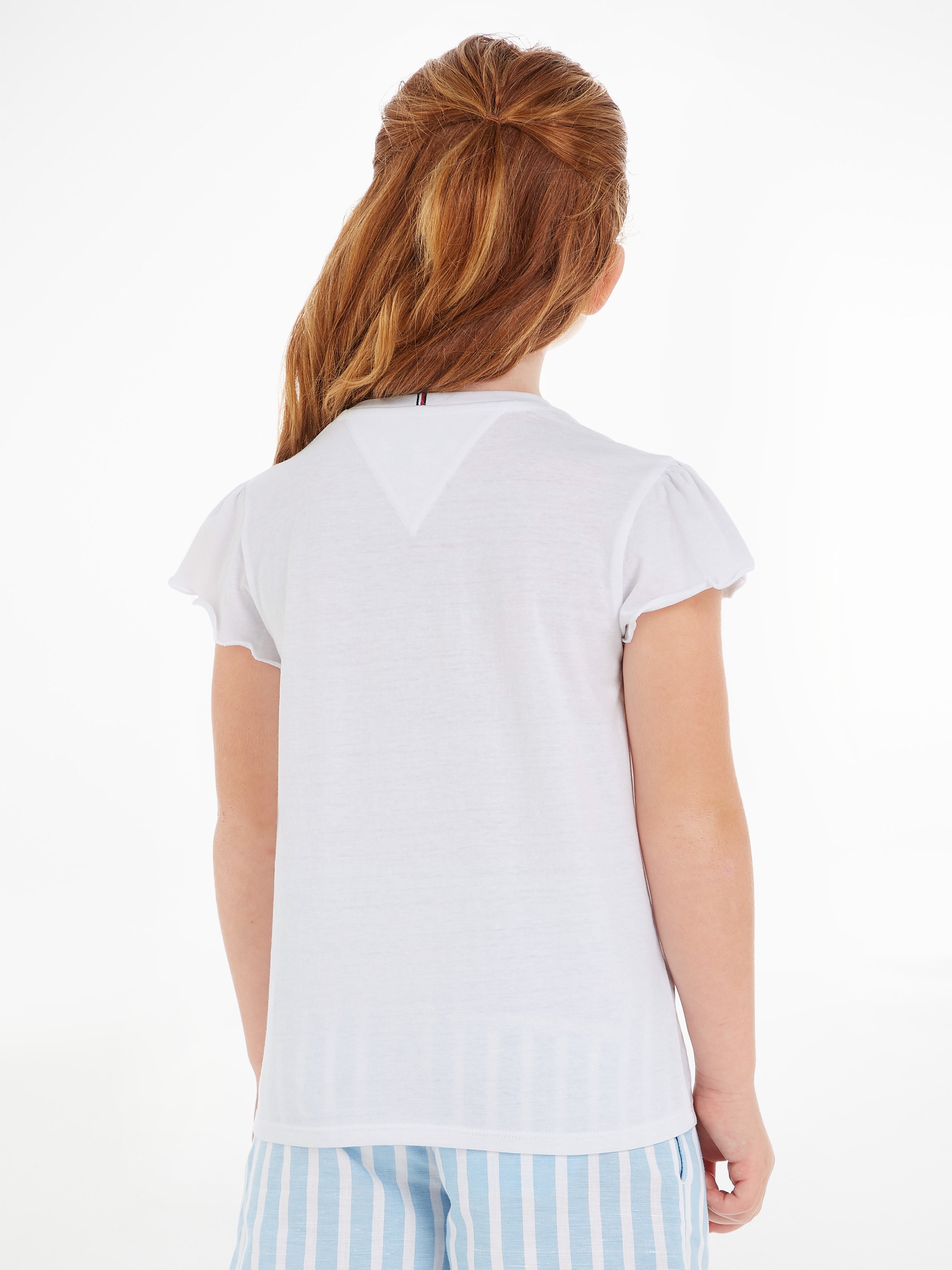 Tommy Hilfiger T-Shirt »ESSENTIAL RUFFLE SLEEVE TOP«, für Babys