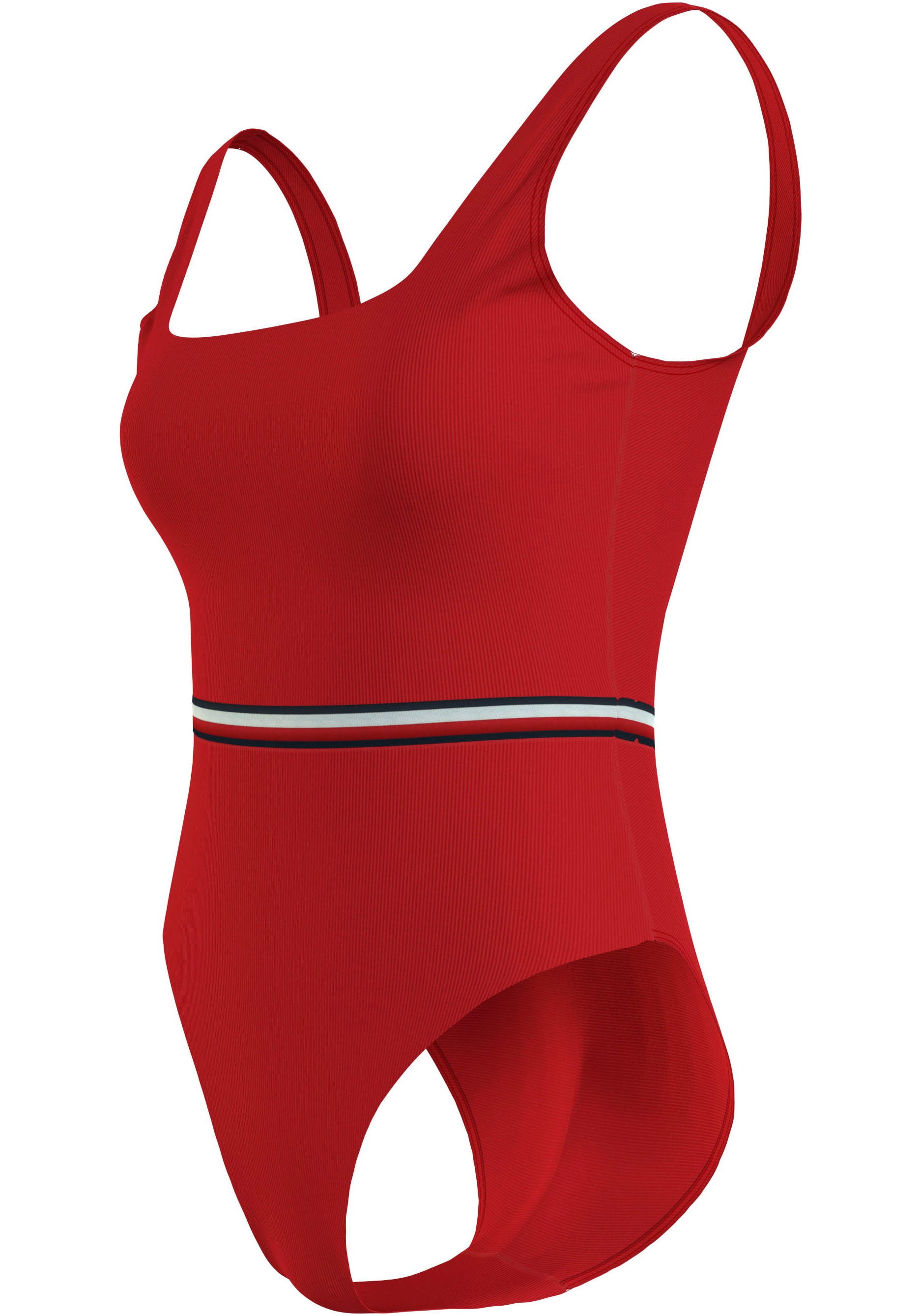 Tommy Hilfiger Swimwear Badeanzug »SQUARE NECK ONE PIECE«, mit Logo-Stretchband