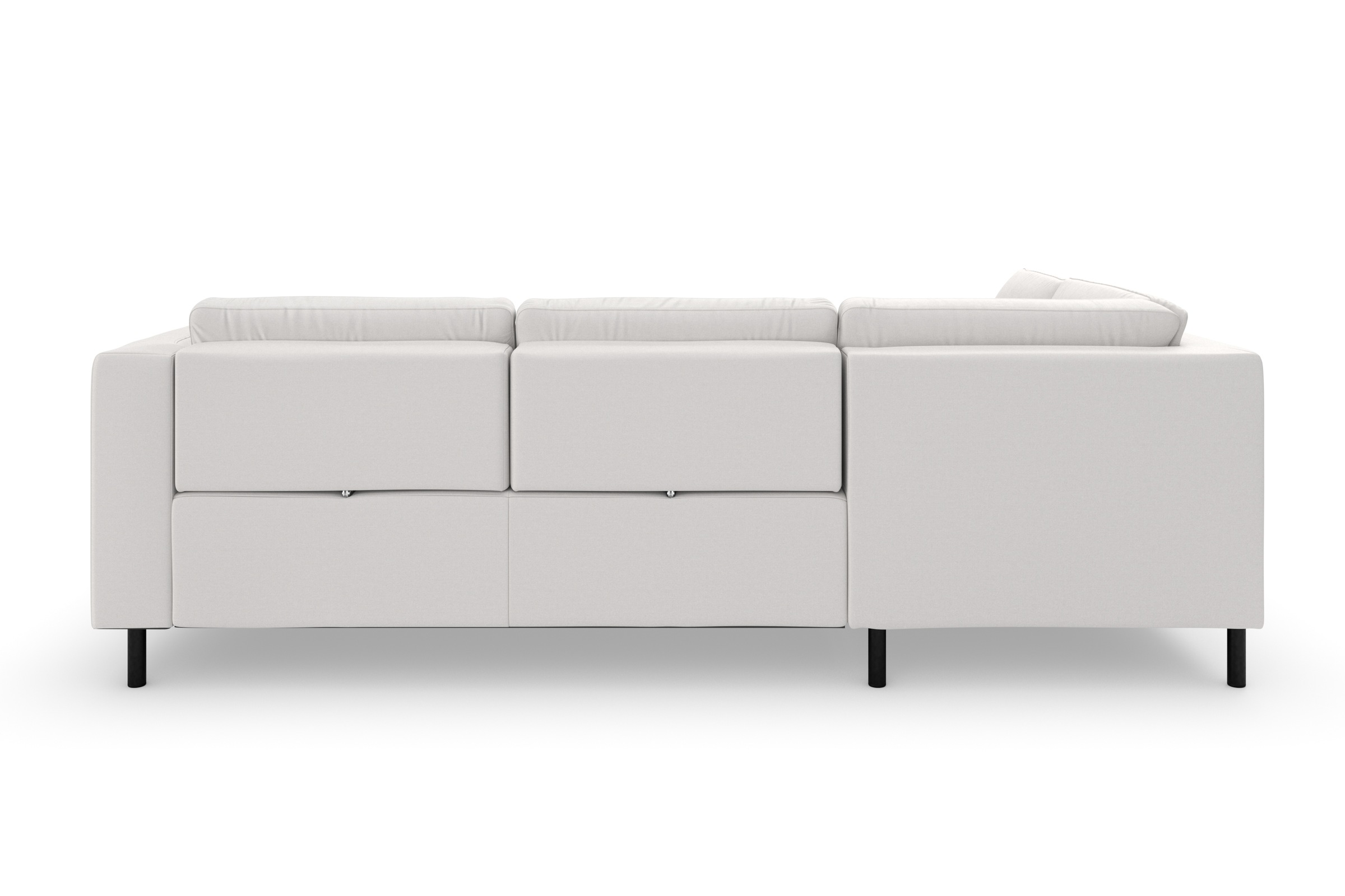 sit&more Ecksofa »Olsen L-Form«, inklusive Sitztiefenverstellung, wahlweise mit Bettfunktion, 15cm hoch