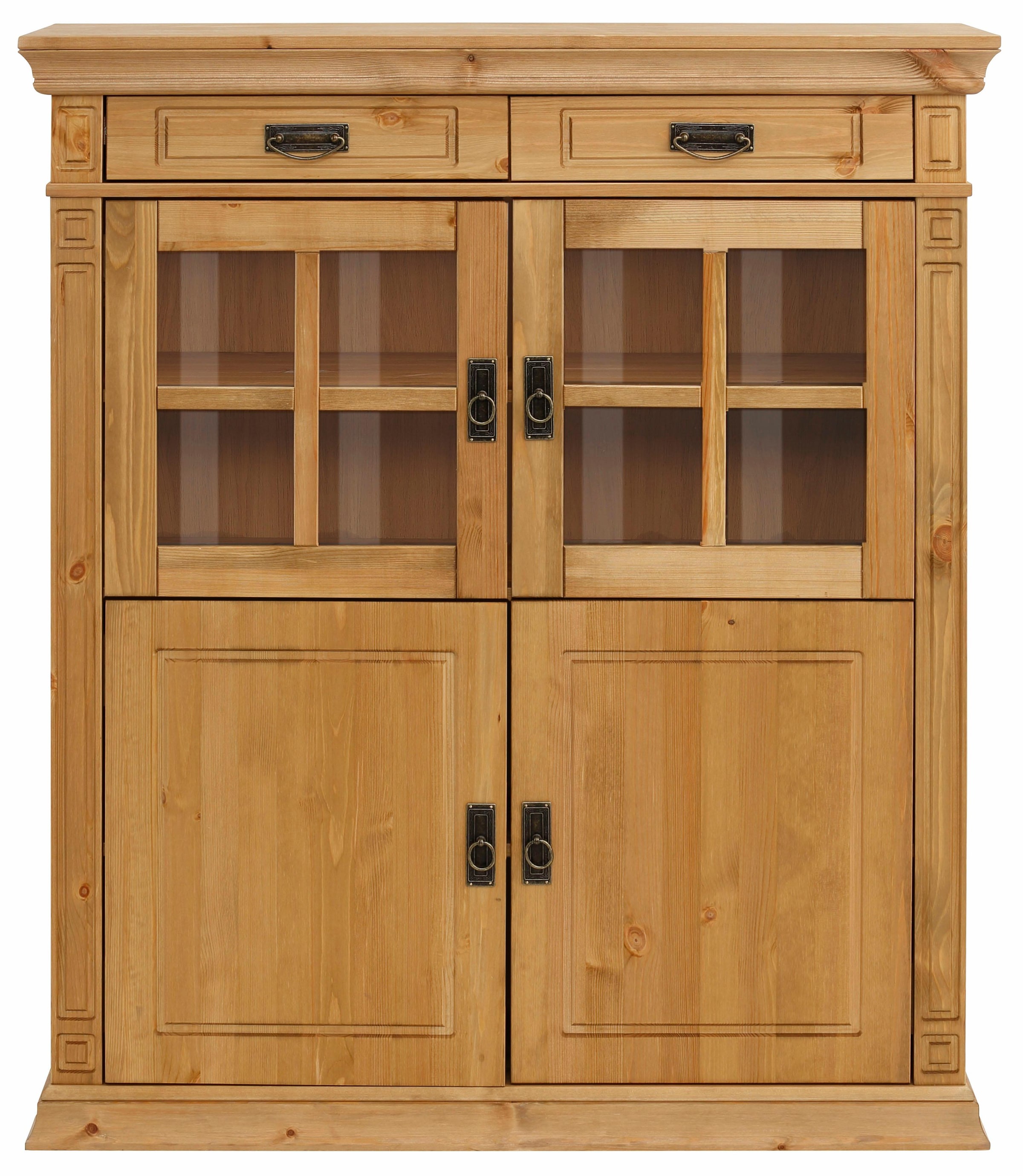 Home affaire Highboard »Vinales«, Vitrine, Breite 112 cm
