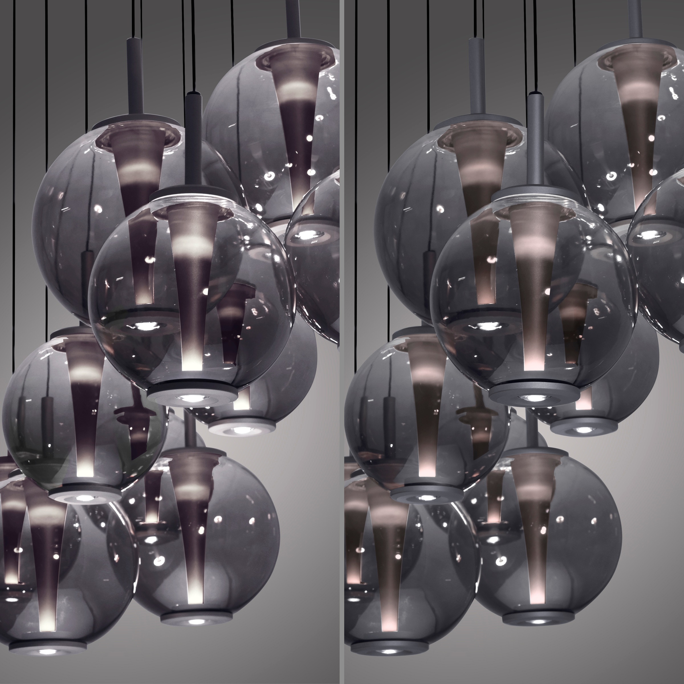 Neuhaus PURE LED Pendelleuchte »PURE E-Infinity« LED-Board 1 Stk. warmweiß - kaltweiß e-SLIDE® Funktion, CCT, dimmbar, Fernbedienung