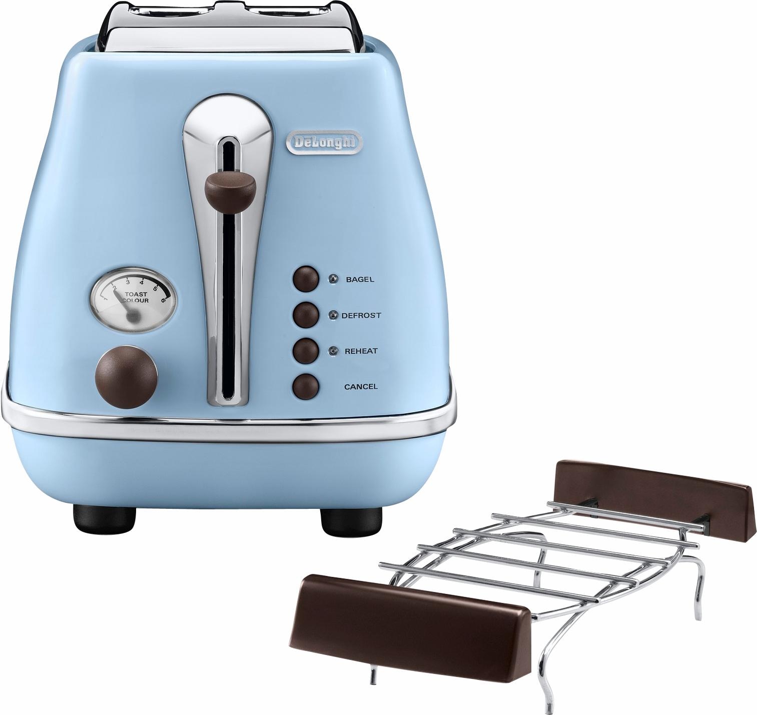 Toaster »Incona Vintage »CTOV 2103.AZ««, 2 kurze Schlitze, 900 W, im Retro Look, azur