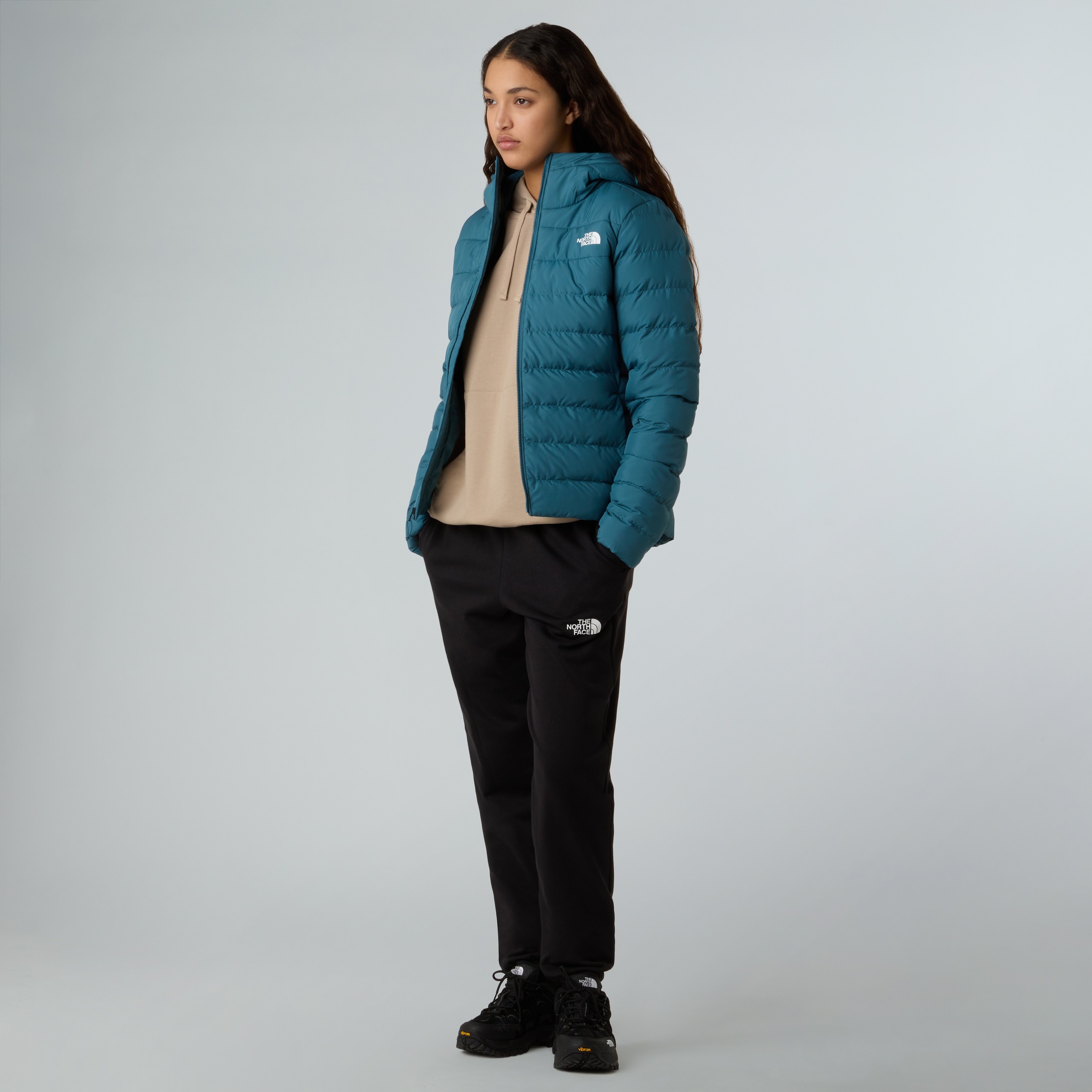 The North Face Funktionsjacke »W ACONCAGUA 3 HOODIE«, (1 St.), mit Kapuze, Daunenfüllung, Kapuze, isolierend