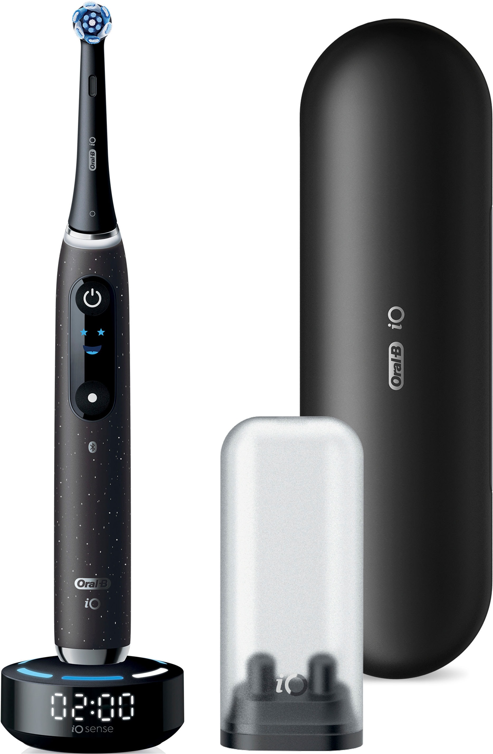 Oral-B Elektrische Zahnbürste »Oral-B iO Series 10« 1 Stk. Aufsteckbürsten iO Sense Zahnputz-Coach | Schnellladestation | Langanhaltender Akku