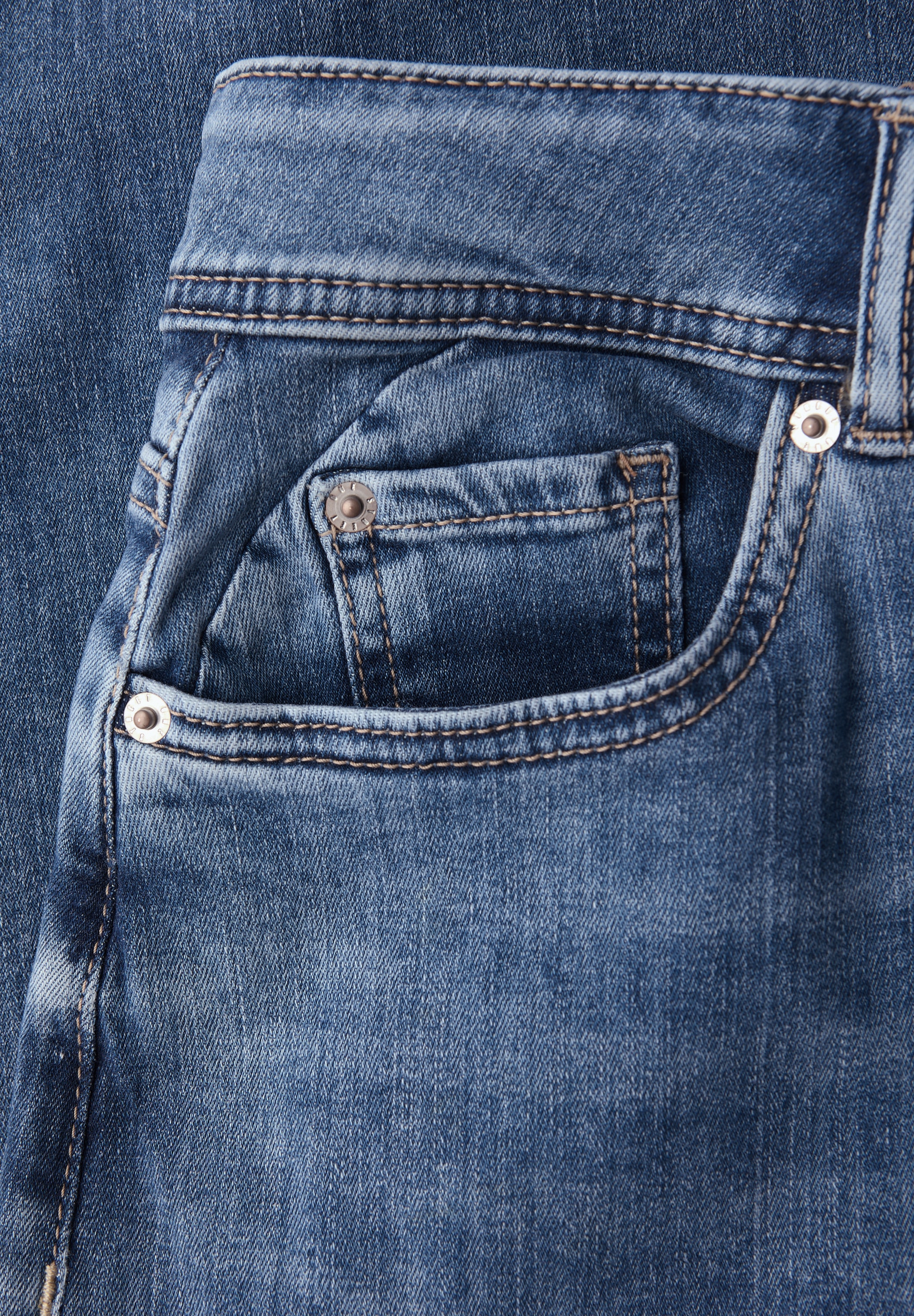 STREET ONE Weite Jeans »STYLE PALAZZO« Loose Fit, mit Stretch, 5-Pocket-Style