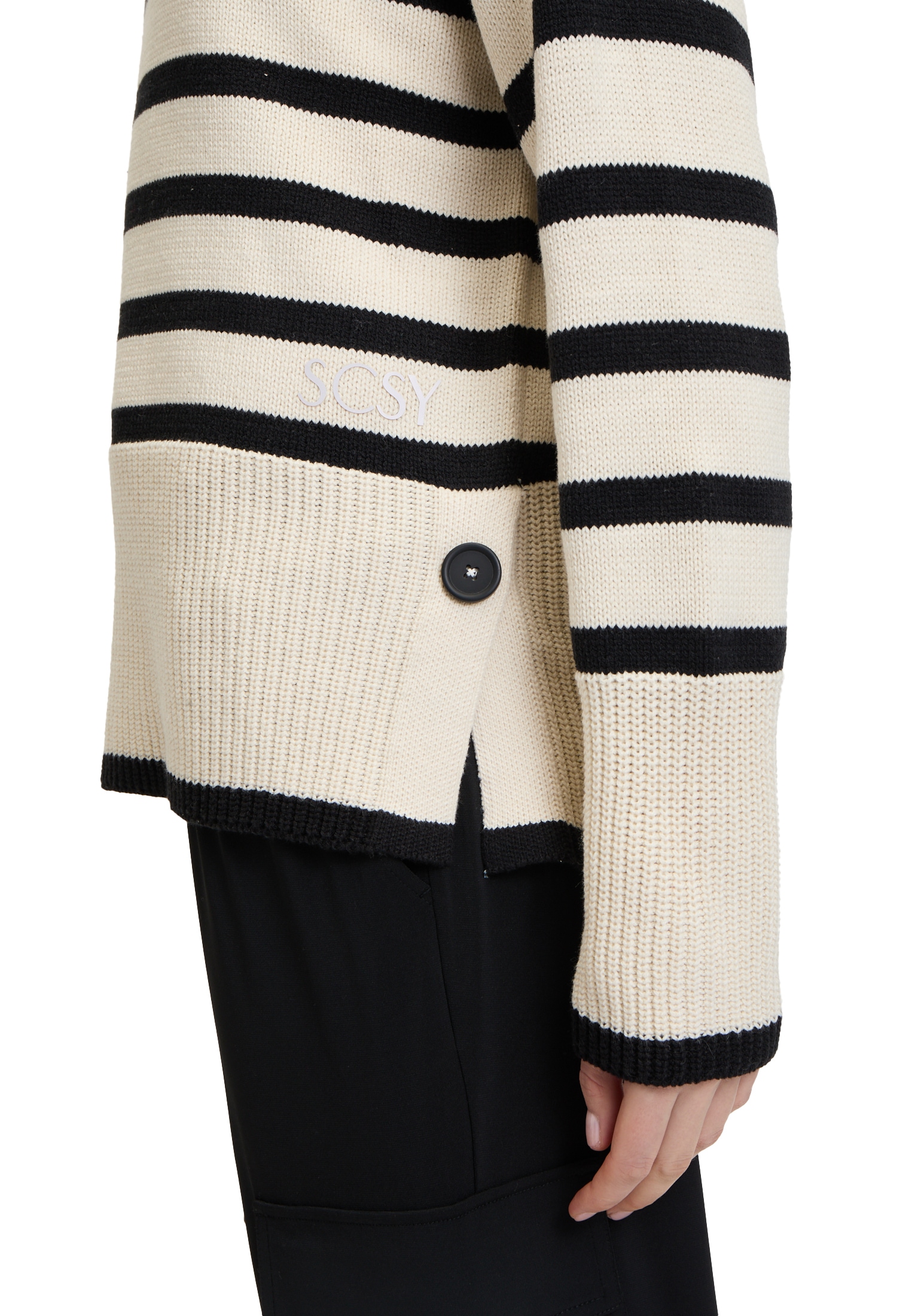 Betty Barclay Rundhalspullover »Grobstrick-Pullover mit Streifen«