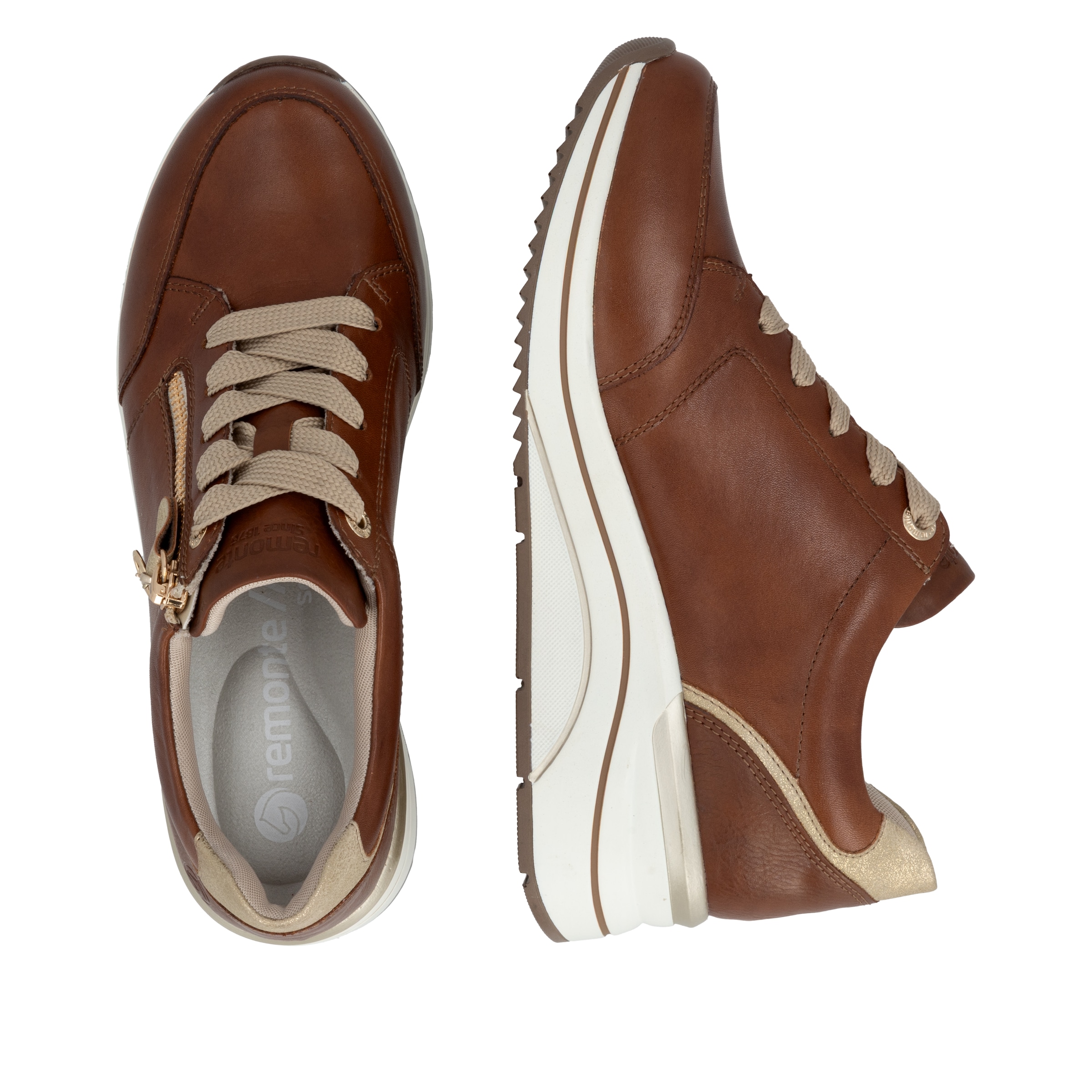 Remonte Keilsneaker  , Freizeitschuh, Halbschuh, Schnürschuh mit Rieker TEX-Membran