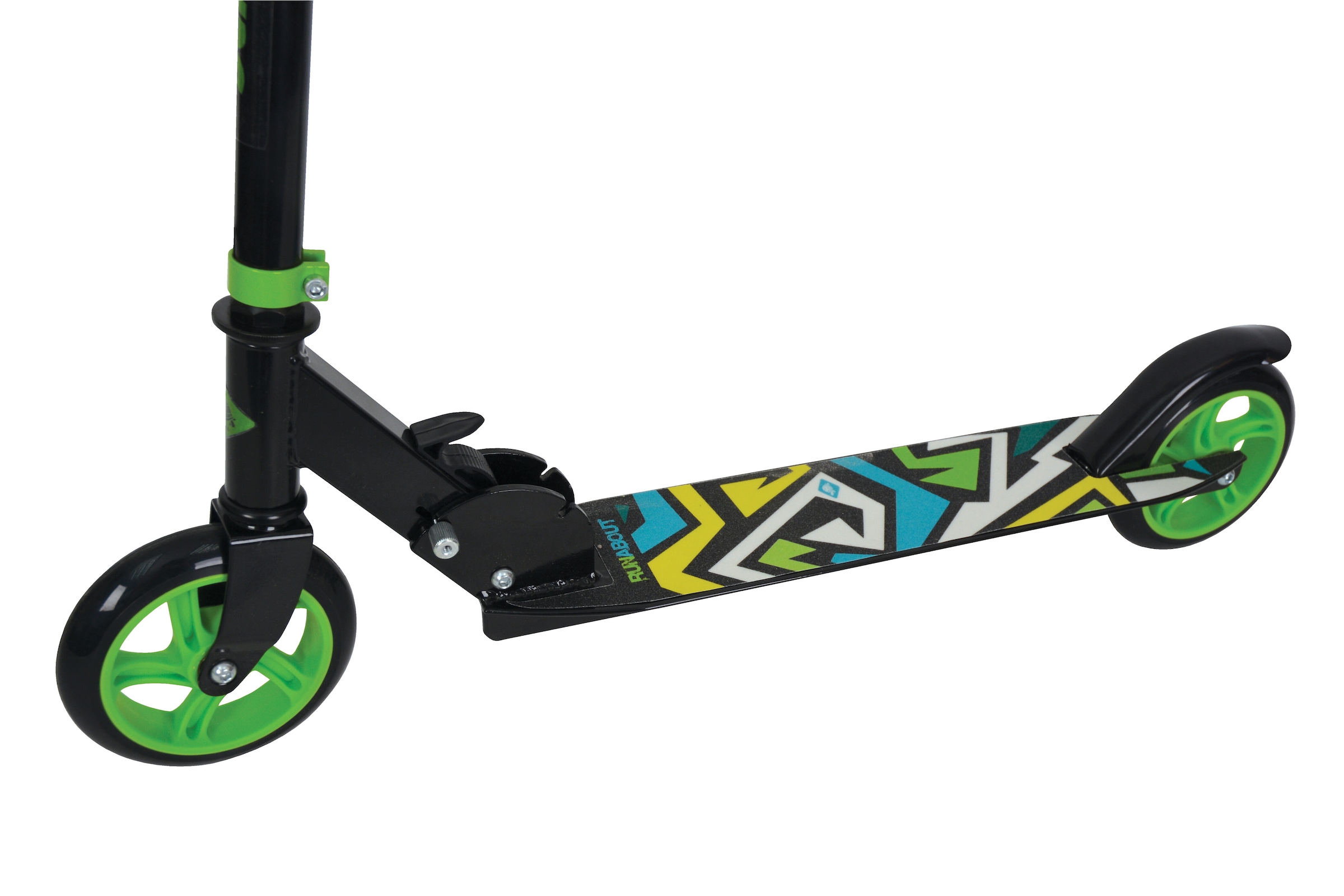 Schildkröt Tretroller »City Scooter RunAbout black-green«
