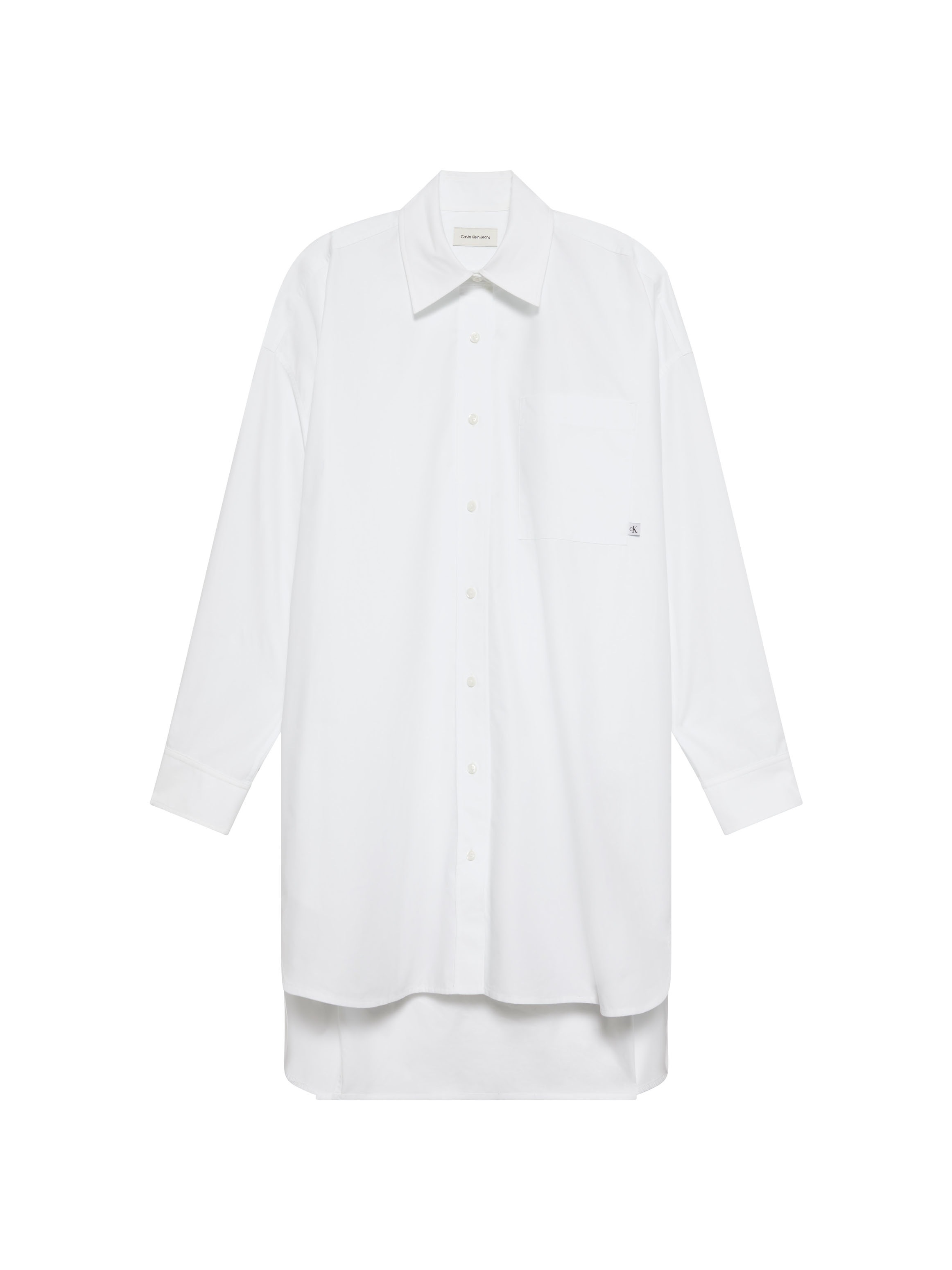 Calvin Klein Jeans Hemdblusenkleid »Cotton Oversized Mini Shirtdress« Brusttasche im Oversize-Style