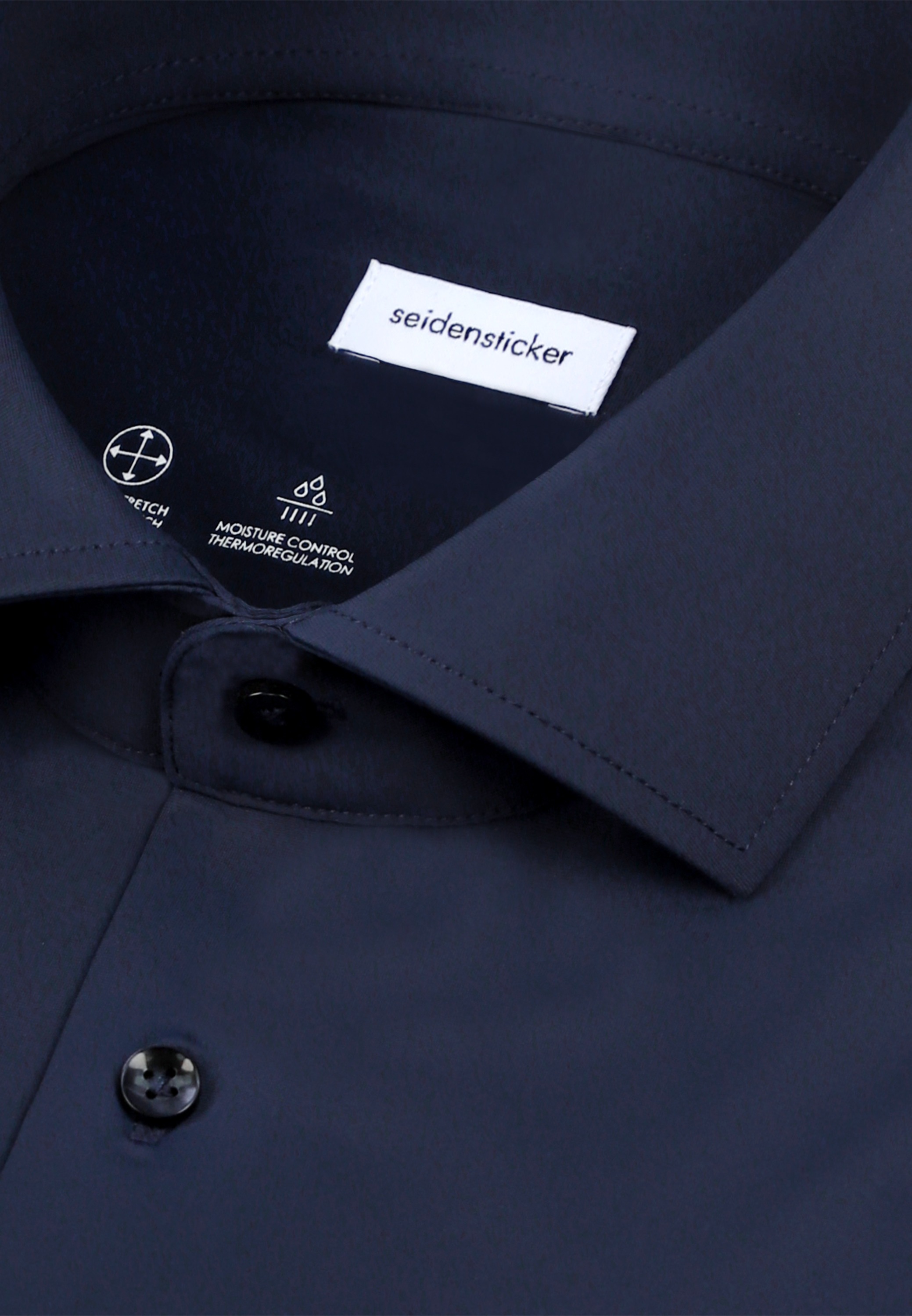 seidensticker Businesshemd »Schwarze Rose« X-Slim 1/1 Kentkragen Uni