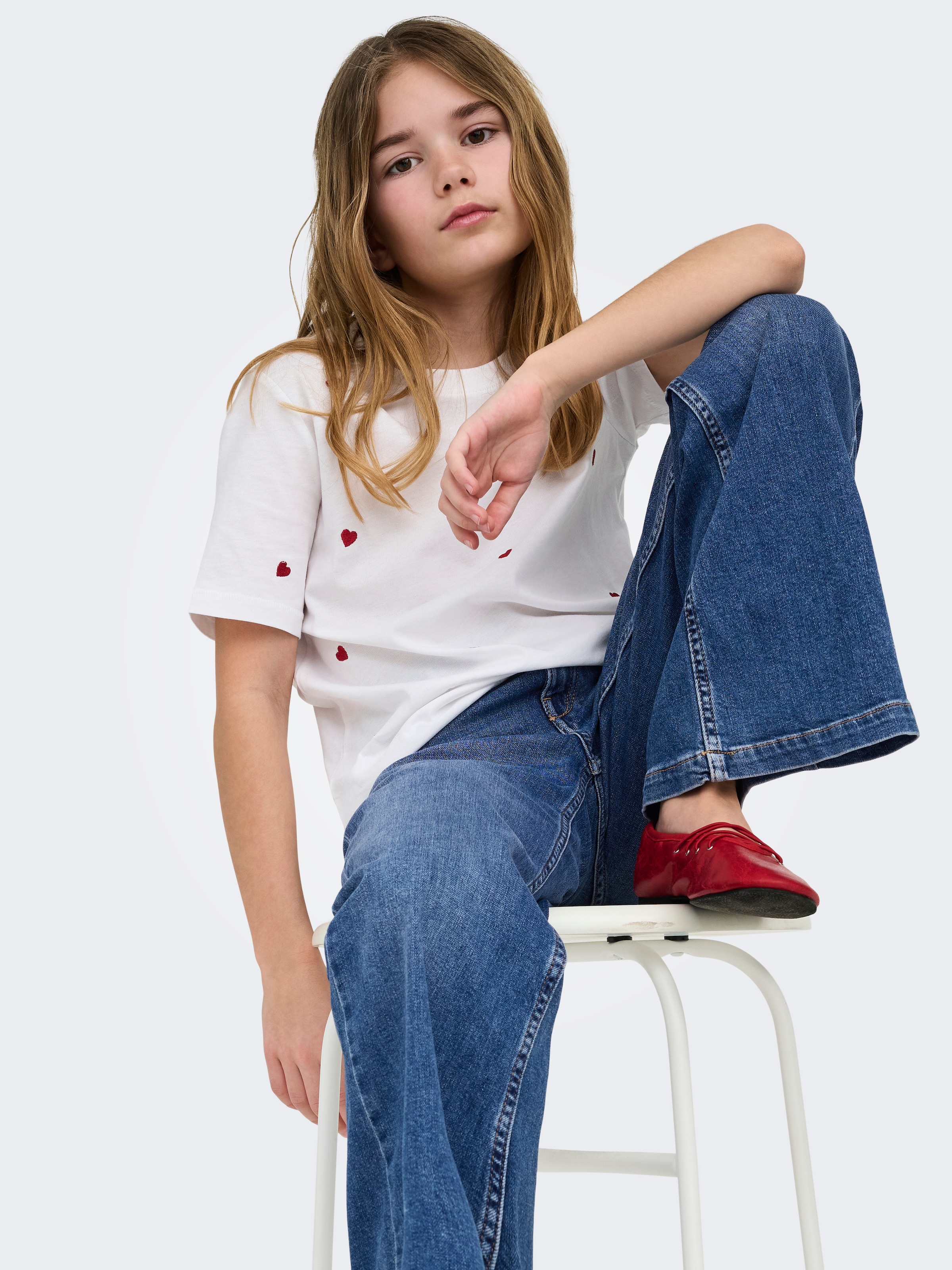 KIDS ONLY Relax-fit-Jeans »KOGCALIFORNIA MW WIDE FLARED REA NOOS«