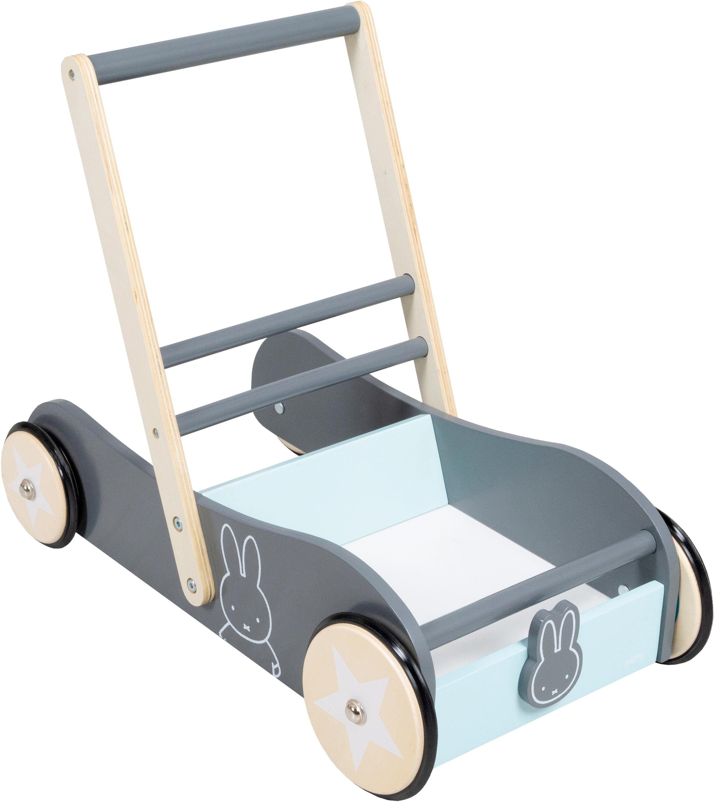 roba® Lauflernwagen »Holzspielzeug, miffy®«, bei mit Bremse