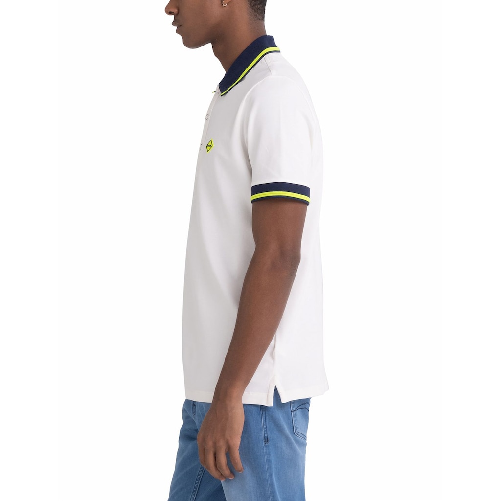 Replay Poloshirt, (Mit drei Knöpfen)