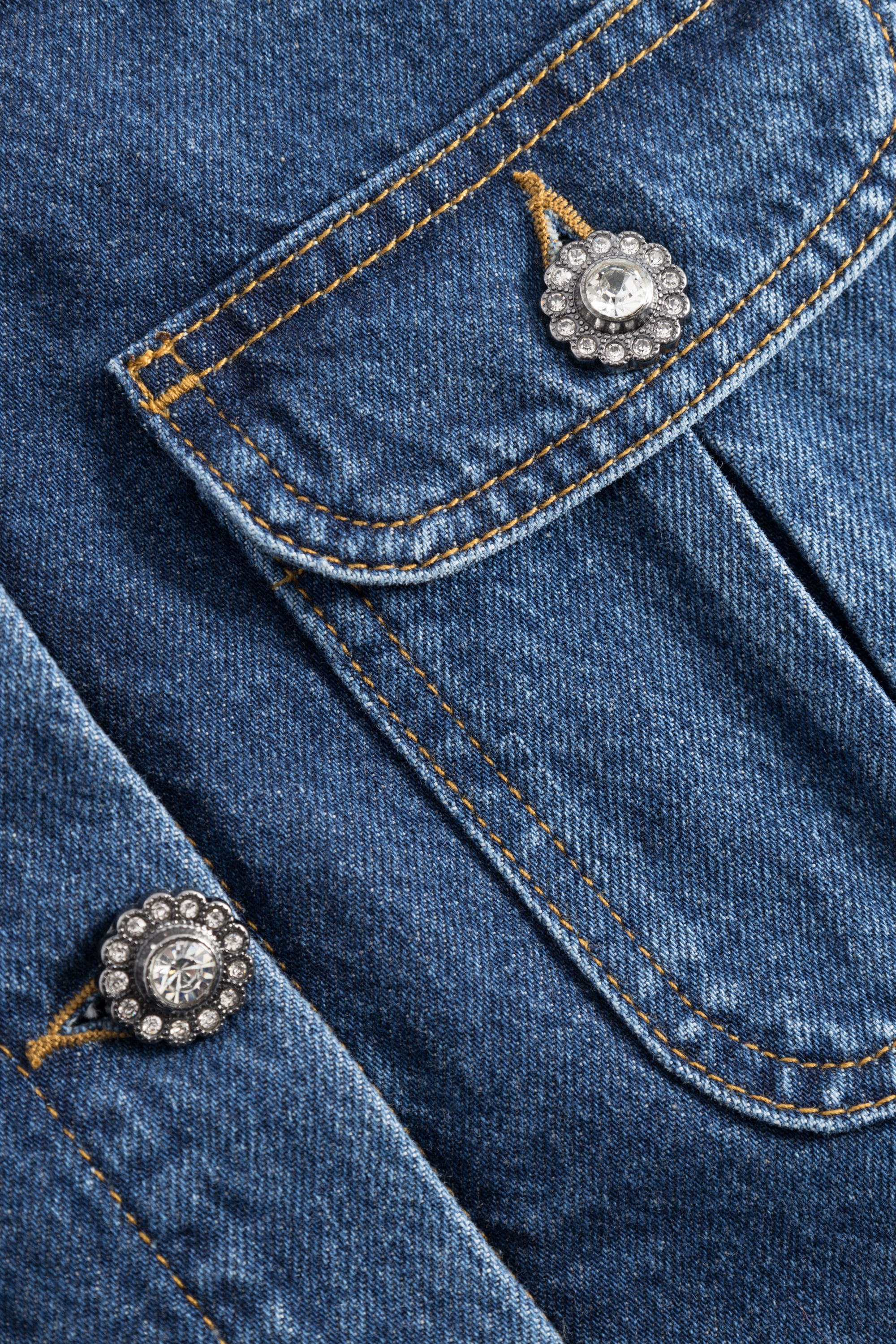 Joop Jeans Jeansrock »Rosa«, mit Schmuckknöpfen