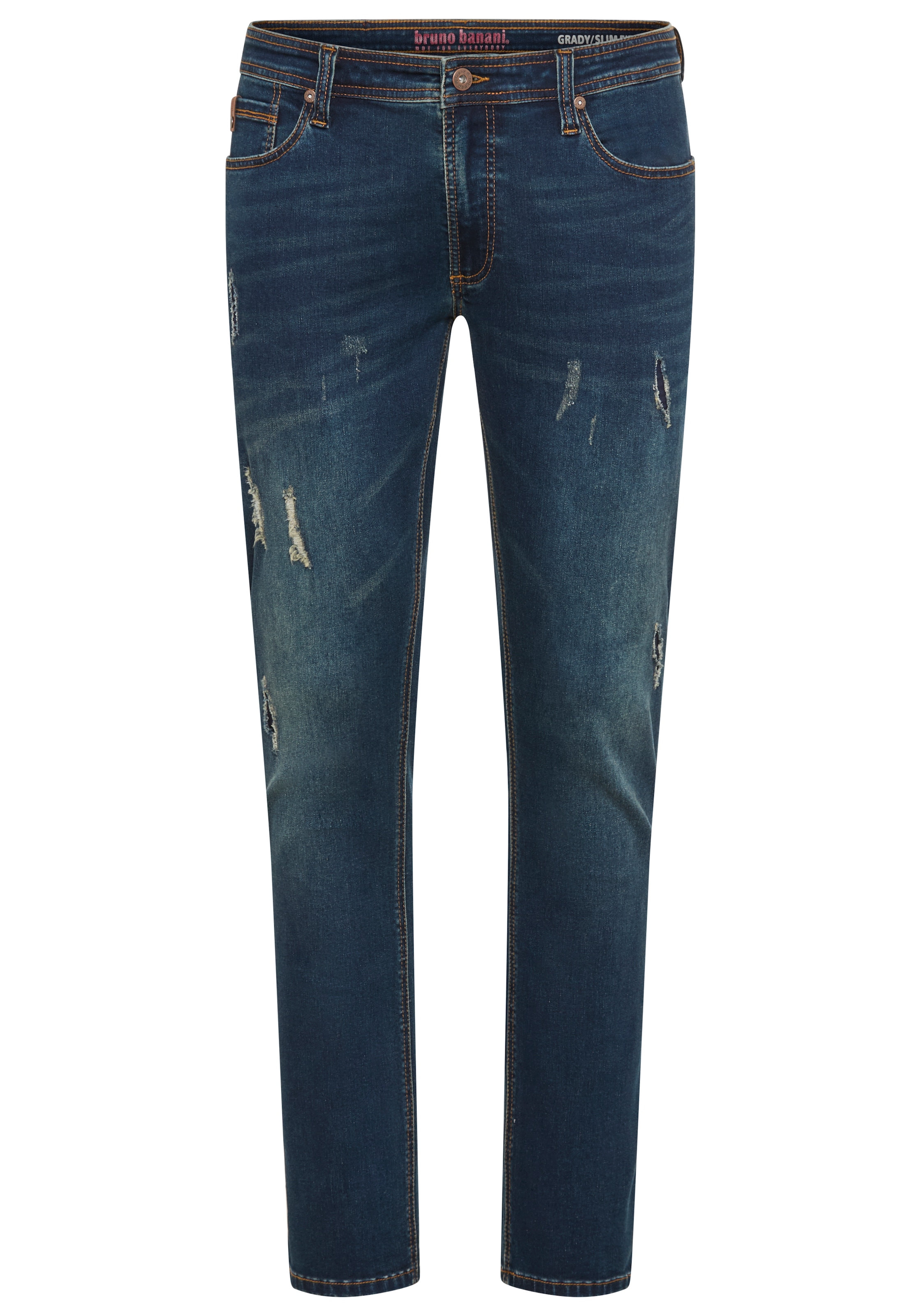 Bruno Banani Slim-fit-Jeans »Grady« schmale Beinweite, niedrige Leibhöhe, figurbetonte Silhouette
