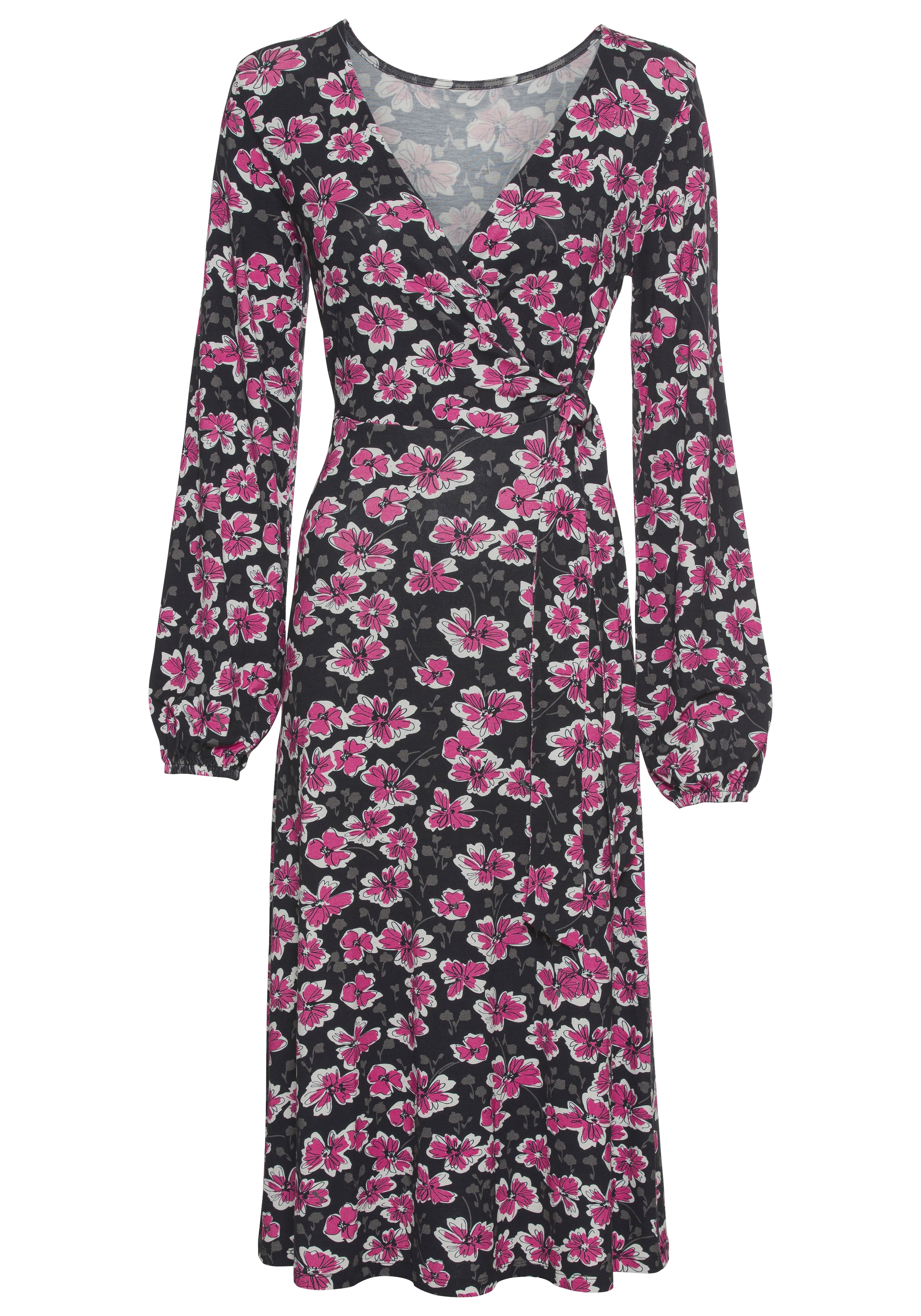 Laura Scott Wickelkleid, mit femininem Blumen-Print