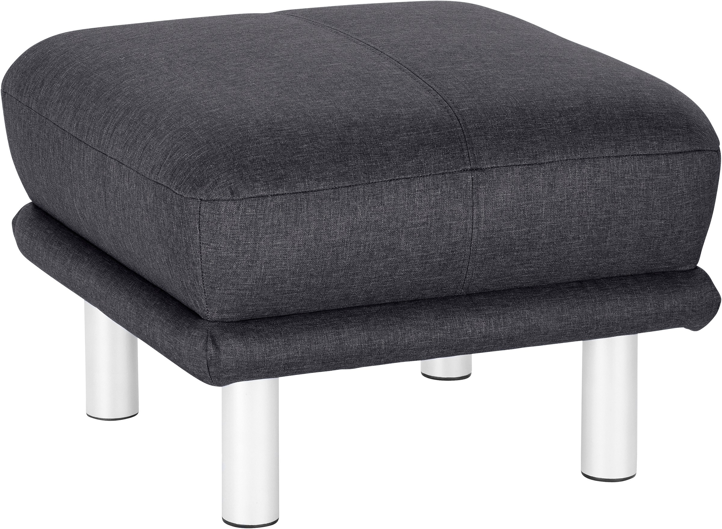 TRENDMANUFAKTUR Hocker »Cecilia II, modern und elegant, B/T 66/66cm«