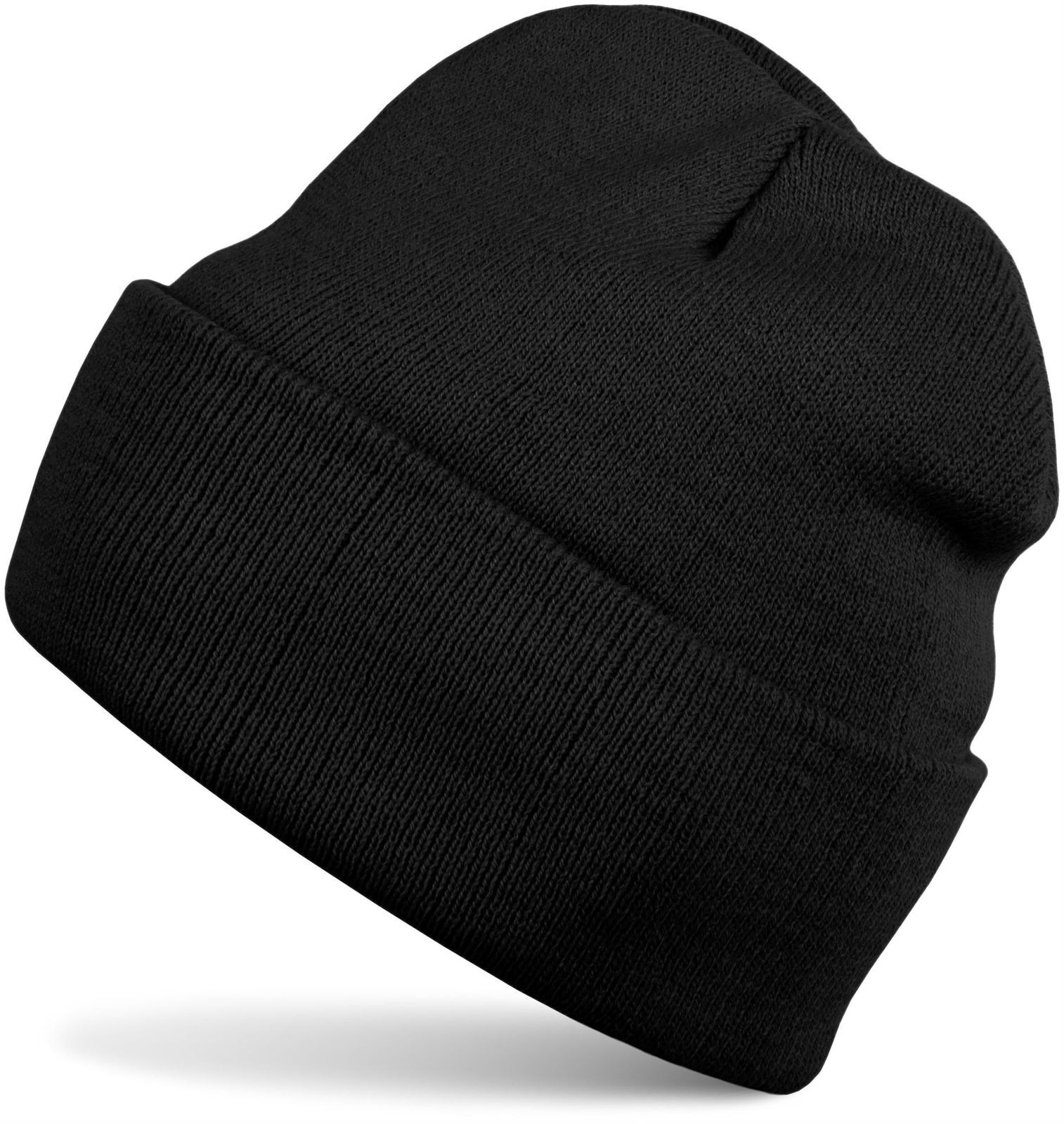 styleBREAKER Strickmütze »Winter Strickmütze mit Krempe« 1 Stk.