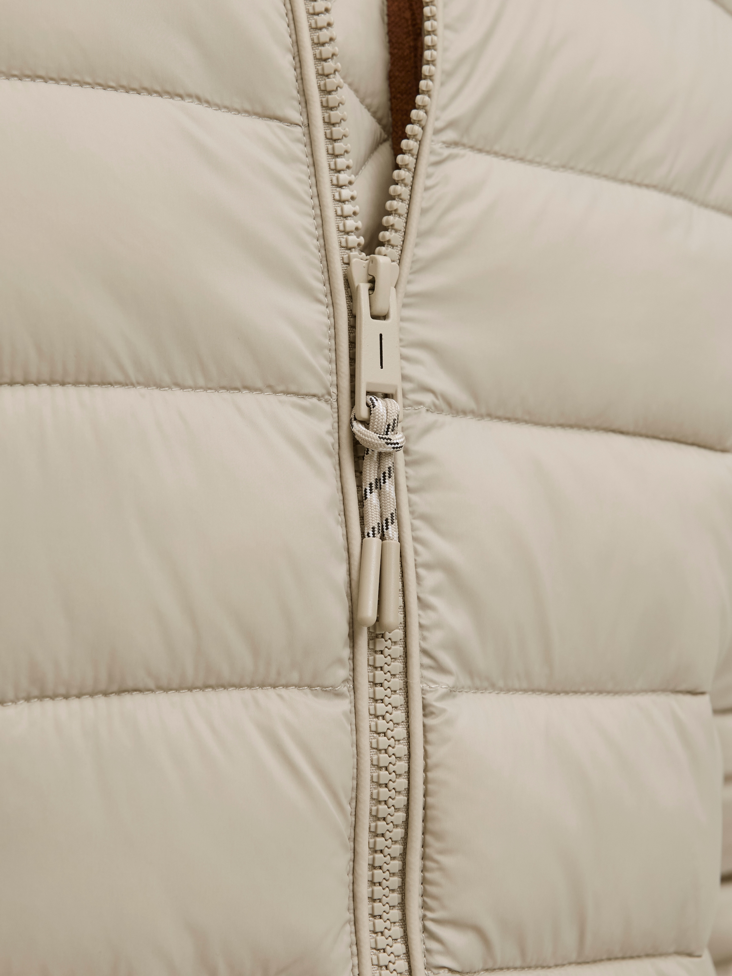 Jack & Jones Steppjacke »JJEBRADLEY LIGHT PUFFER COLLAR NOOS« ohne Kapuze