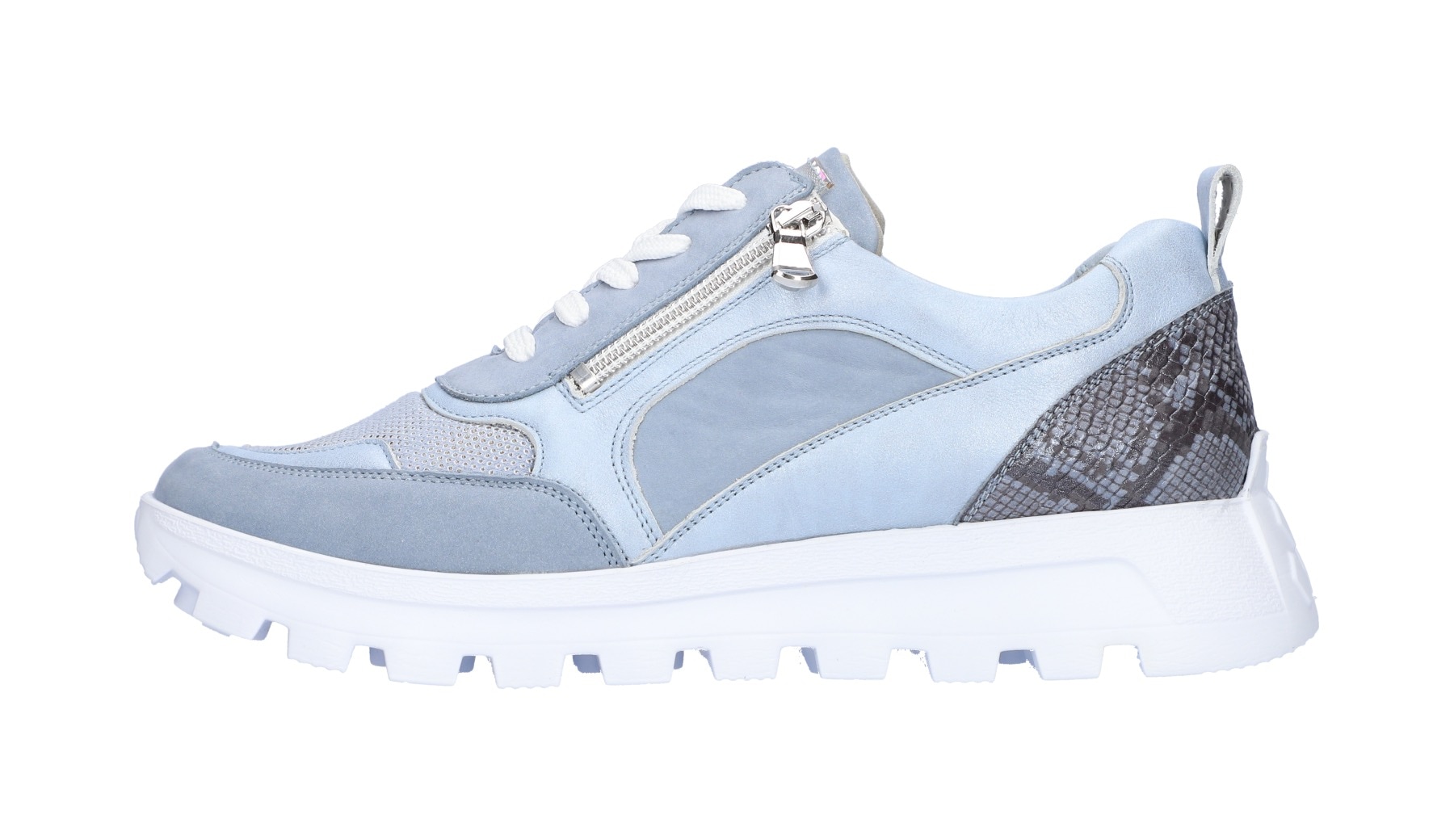 Waldläufer Plateausneaker »H-AJALA«, Halbschuh, Schnürschuh, Freizeitschuh mit Kontrastbesätzen, Weite H
