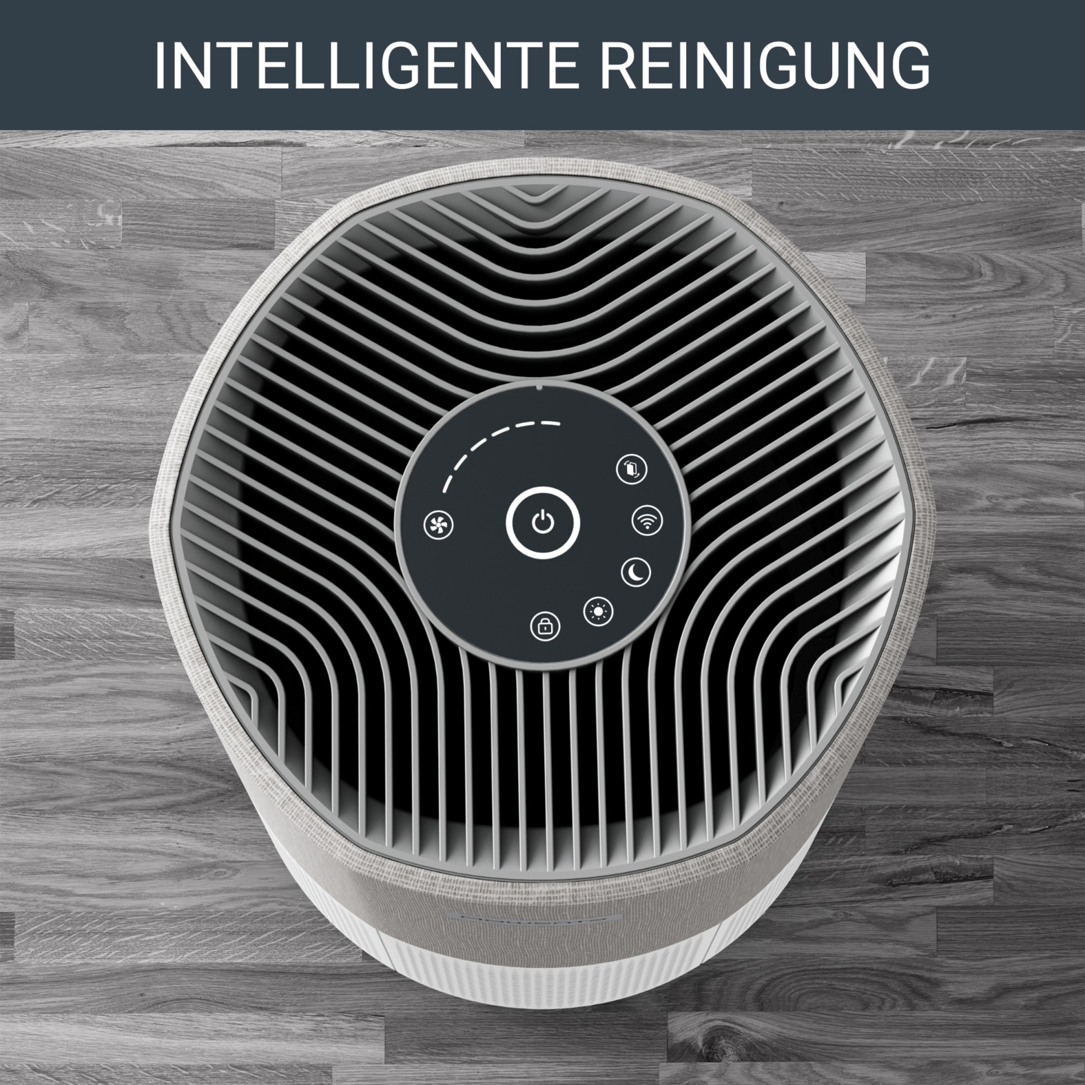 Rowenta Luftreiniger »PU2840 Pure Air City« für 20 qm Räume 360° HEPA-Filtration, App, 3 Filterstufen, 38 dB(A), Textil-Finish