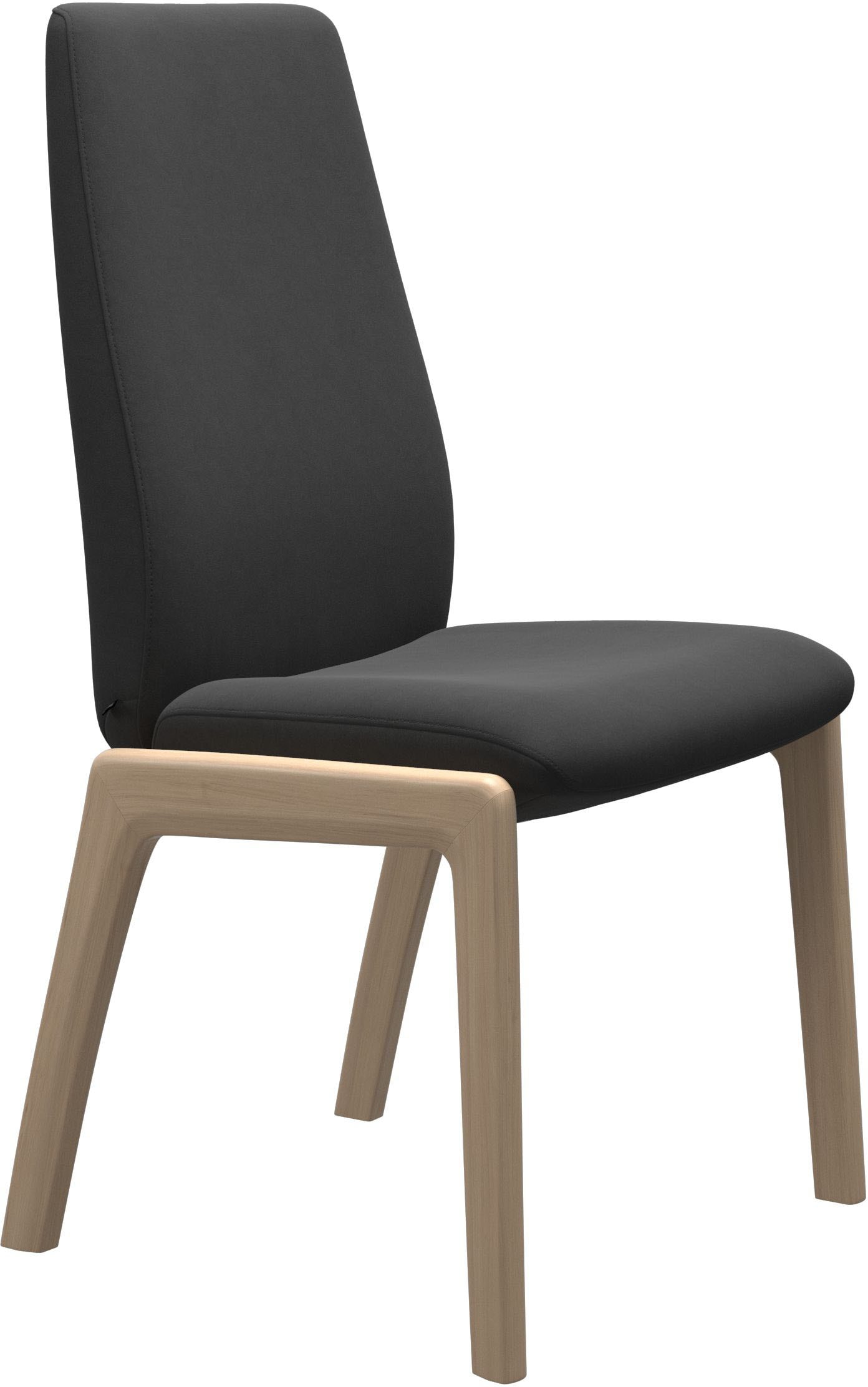 Stressless® Polsterstuhl »Laurel« () High Back, Größe L, mit abgerundeten Beinen in Schwarz