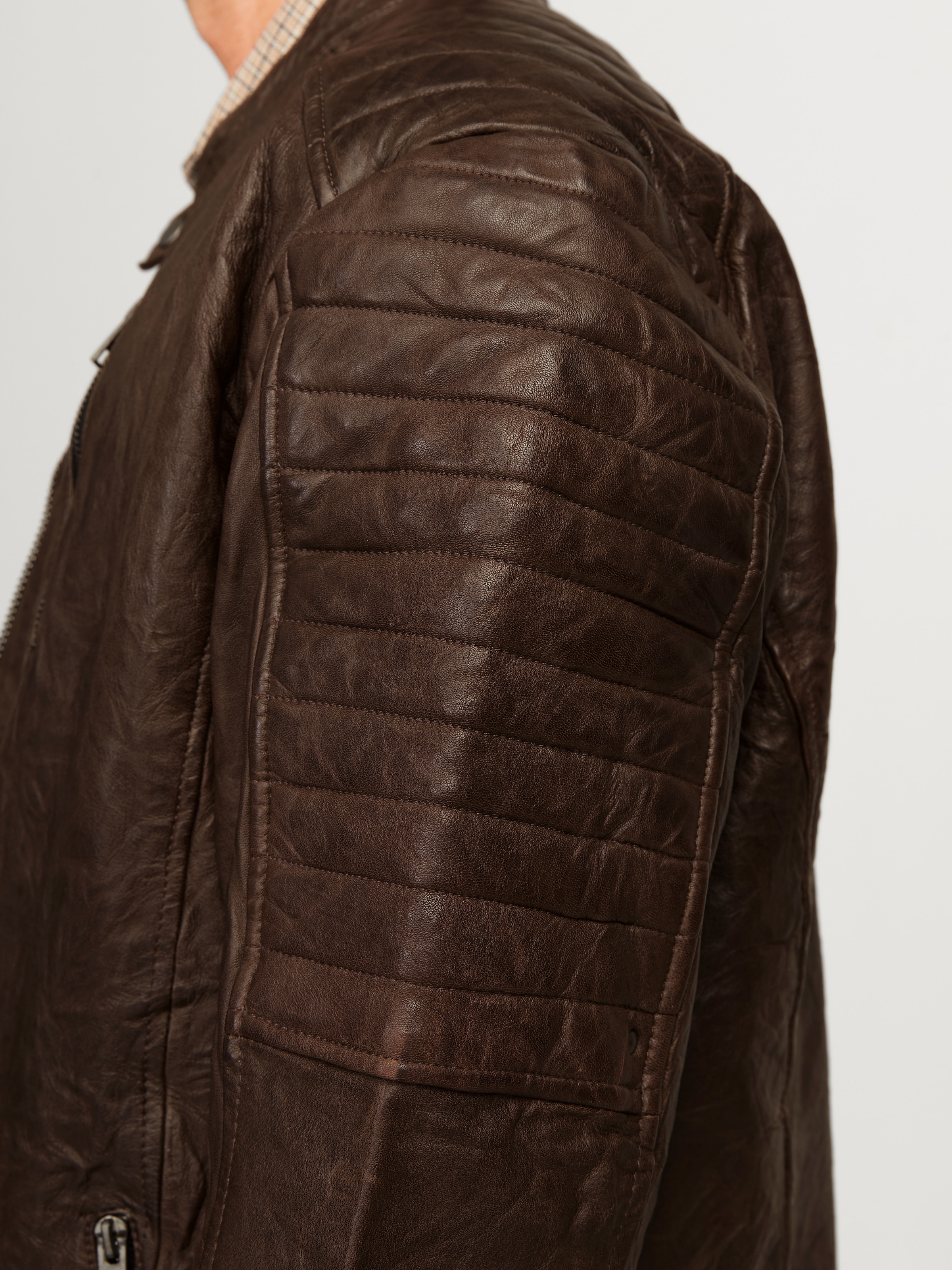 Jack & Jones Lederjacke »JJERICHARD LEATHER JACKET NOOS«