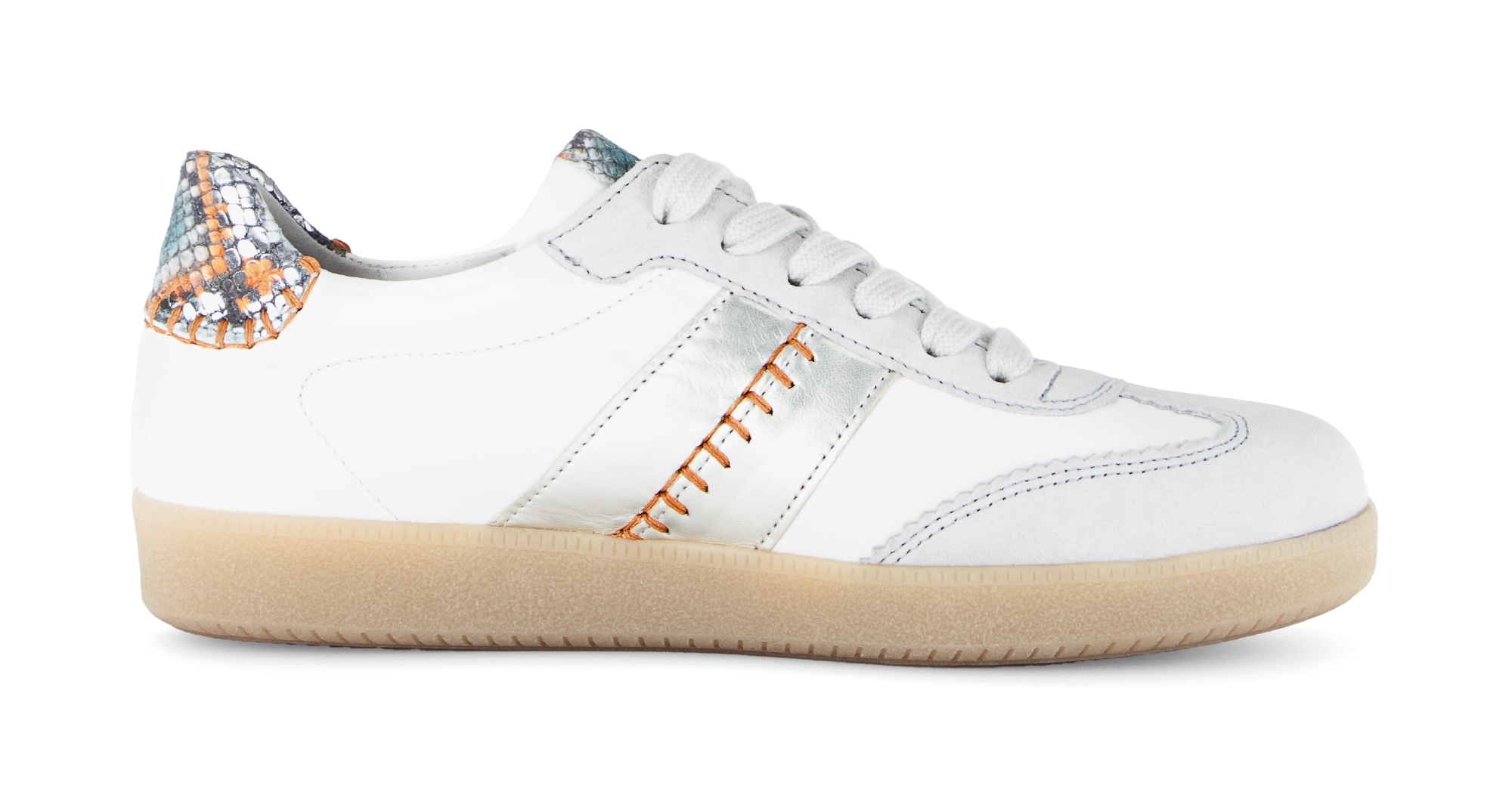 Gabor Sneaker  , Freizeitschuh, Halbschuh, Schnürschuh mit bunten Kontrastbesätzen