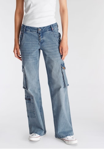 Low-rise-Jeans »Cargo-Jeans KyraAK«, NEUE KOLLEKTION